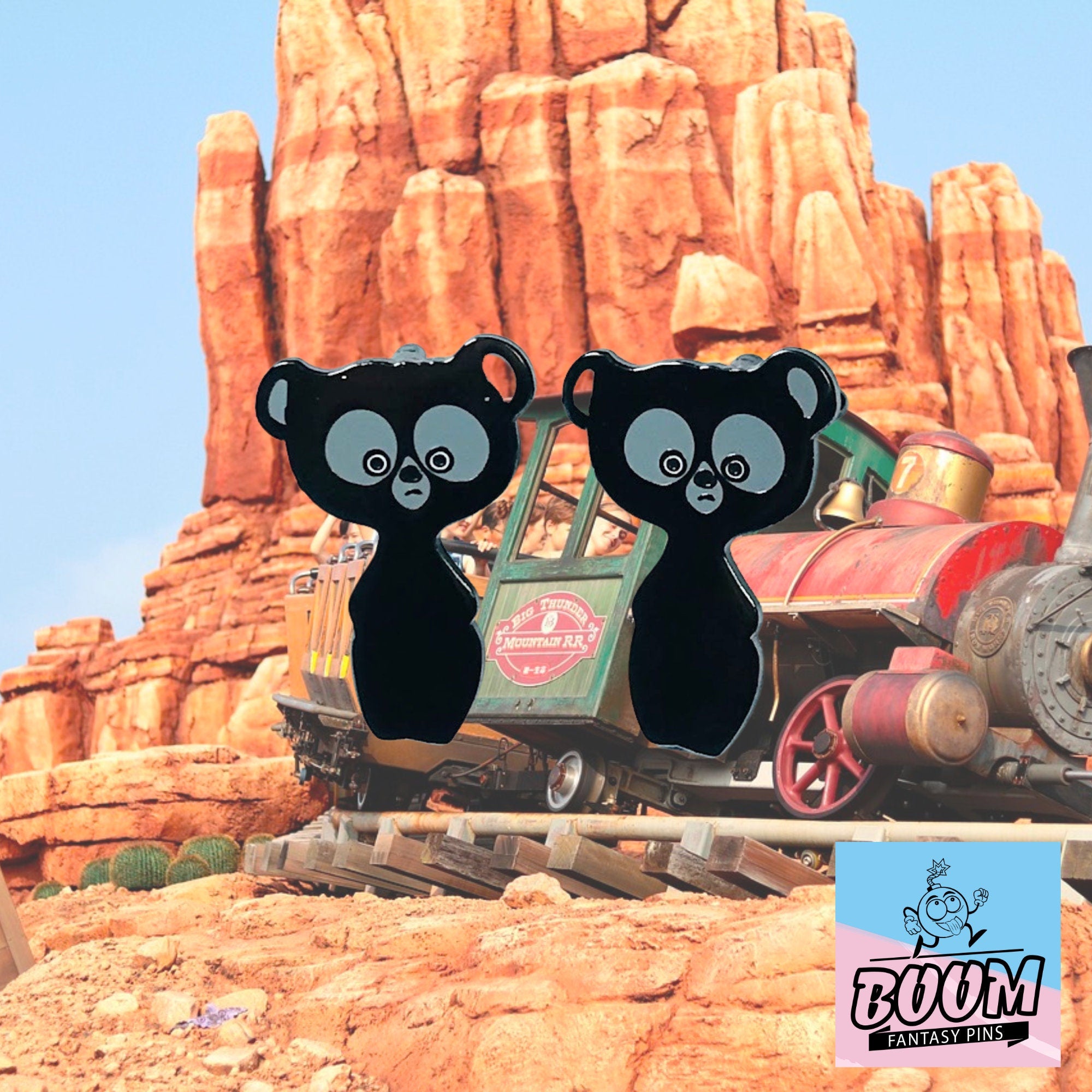 Cufflinks – Brave Bear from Brother Bear – Disney Fantasy