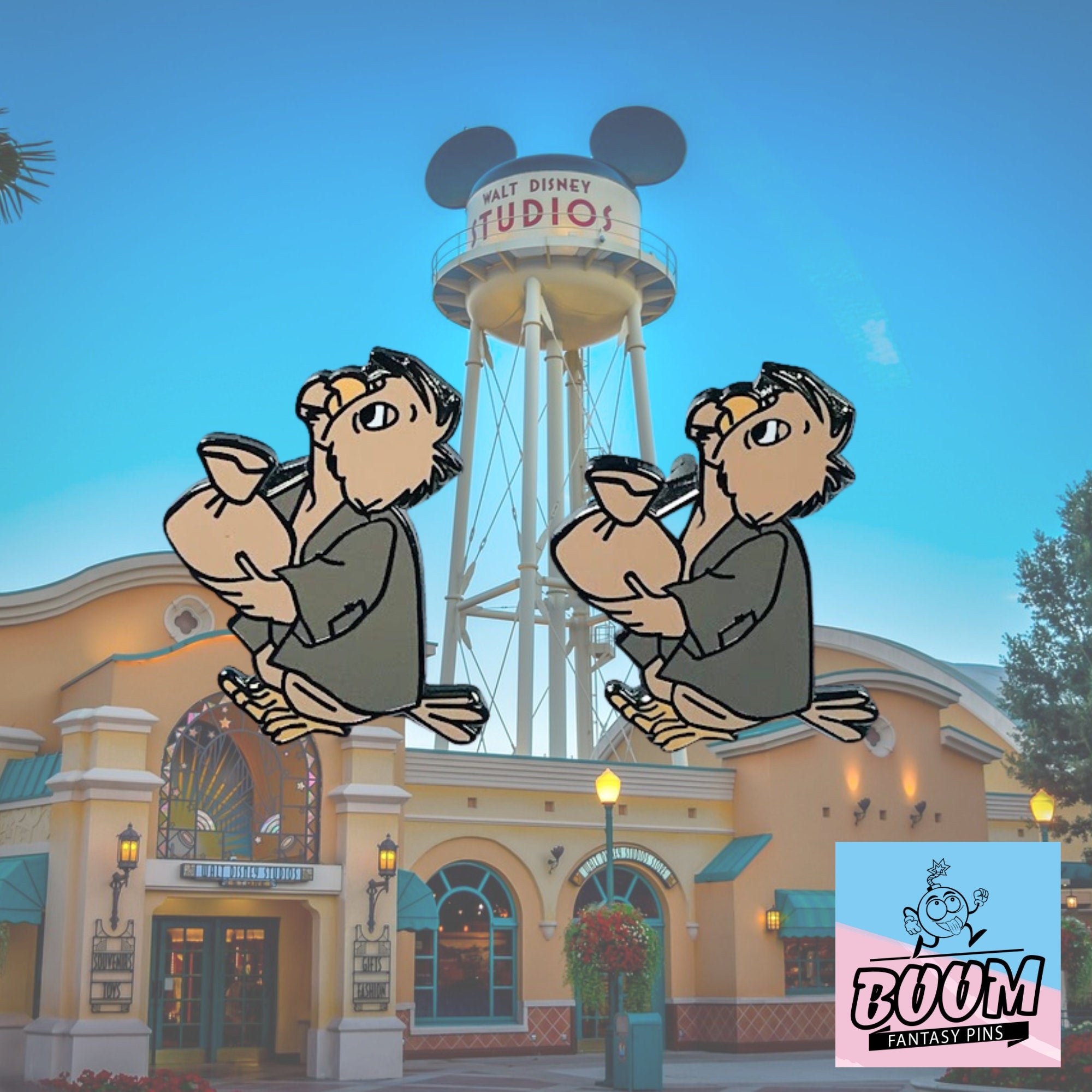 Cufflinks – Bird with Bag from Robin Hood – Disney Fantasy