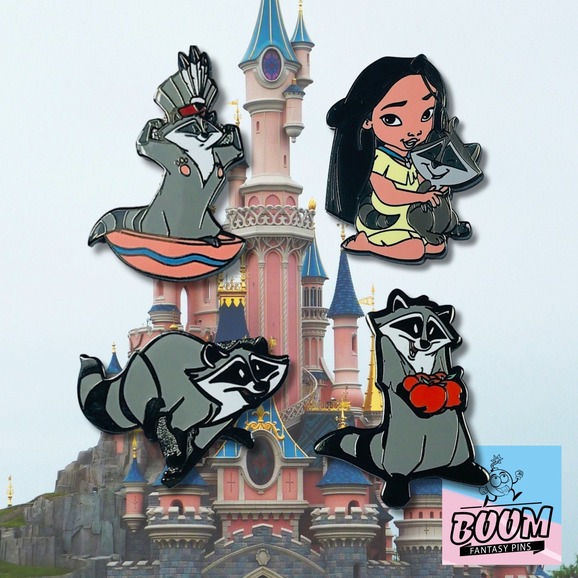 Pin – Pocahontas y Meeko de Pocahontas – Disney Fantasy