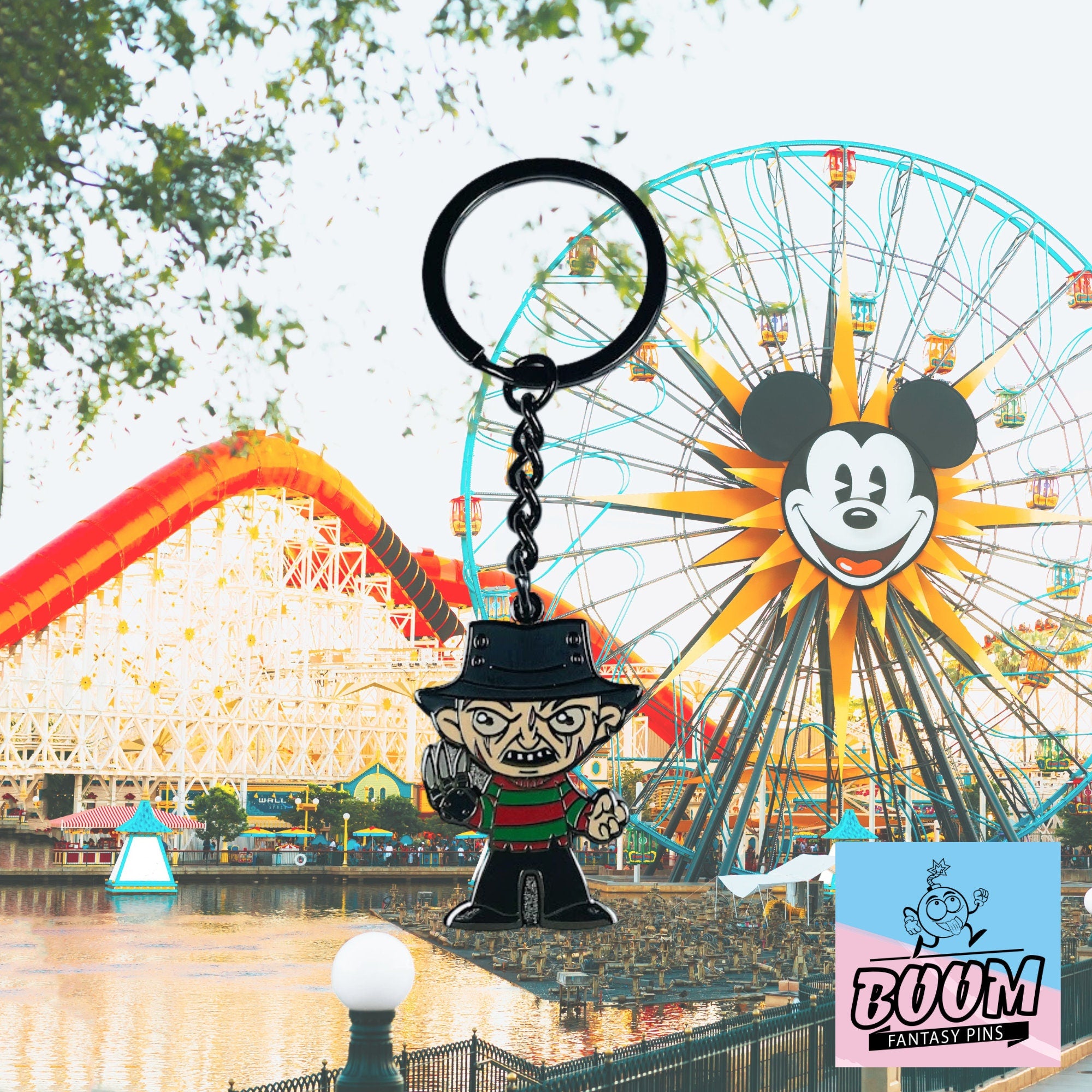 Porte-clés – Freddy Krueger du film « Les Griffes de la nuit » de Wes Craven – Franchise « Les Griffes de la nuit »