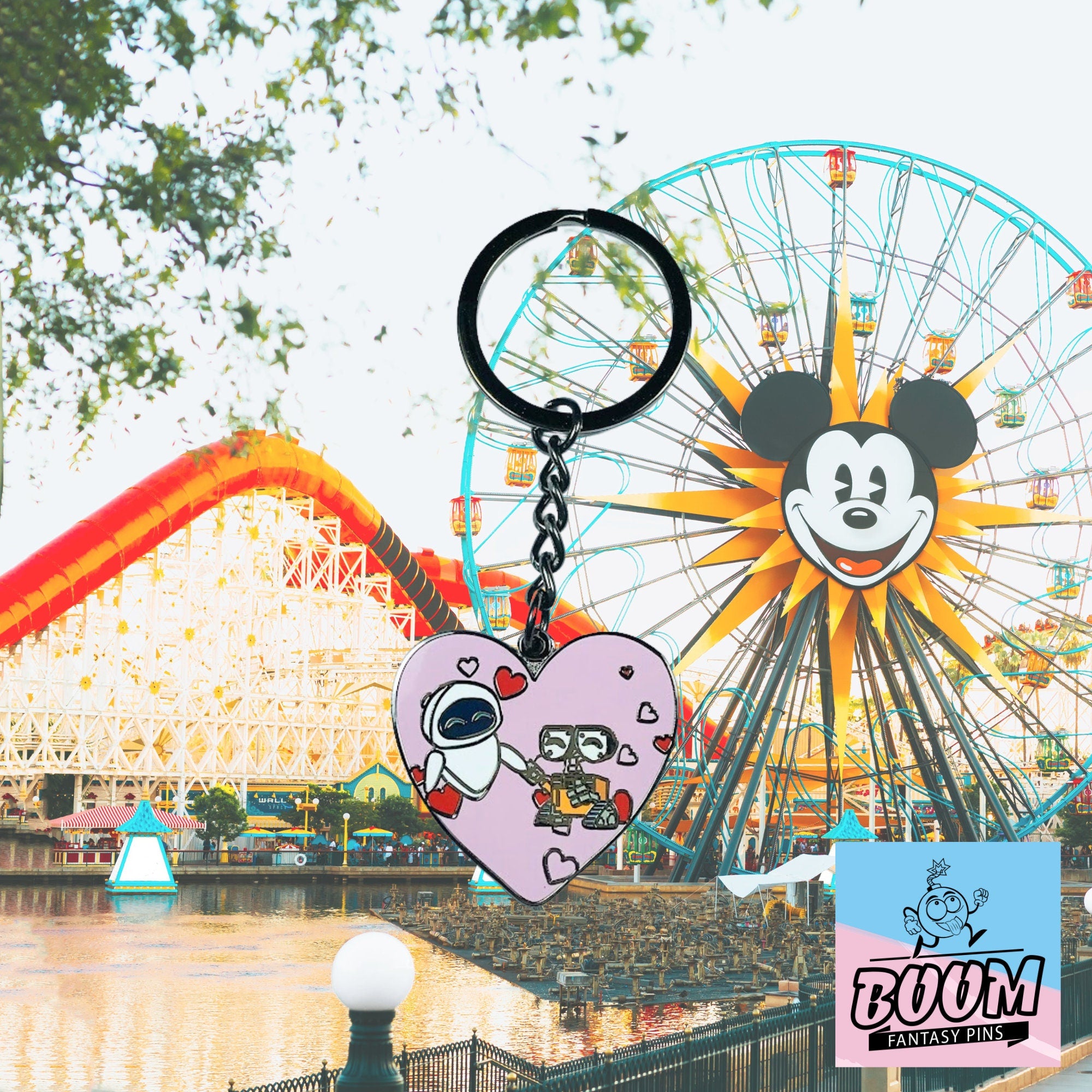 Porte-clés – WALL-E et EVE de WALL-E – Disney Fantasy