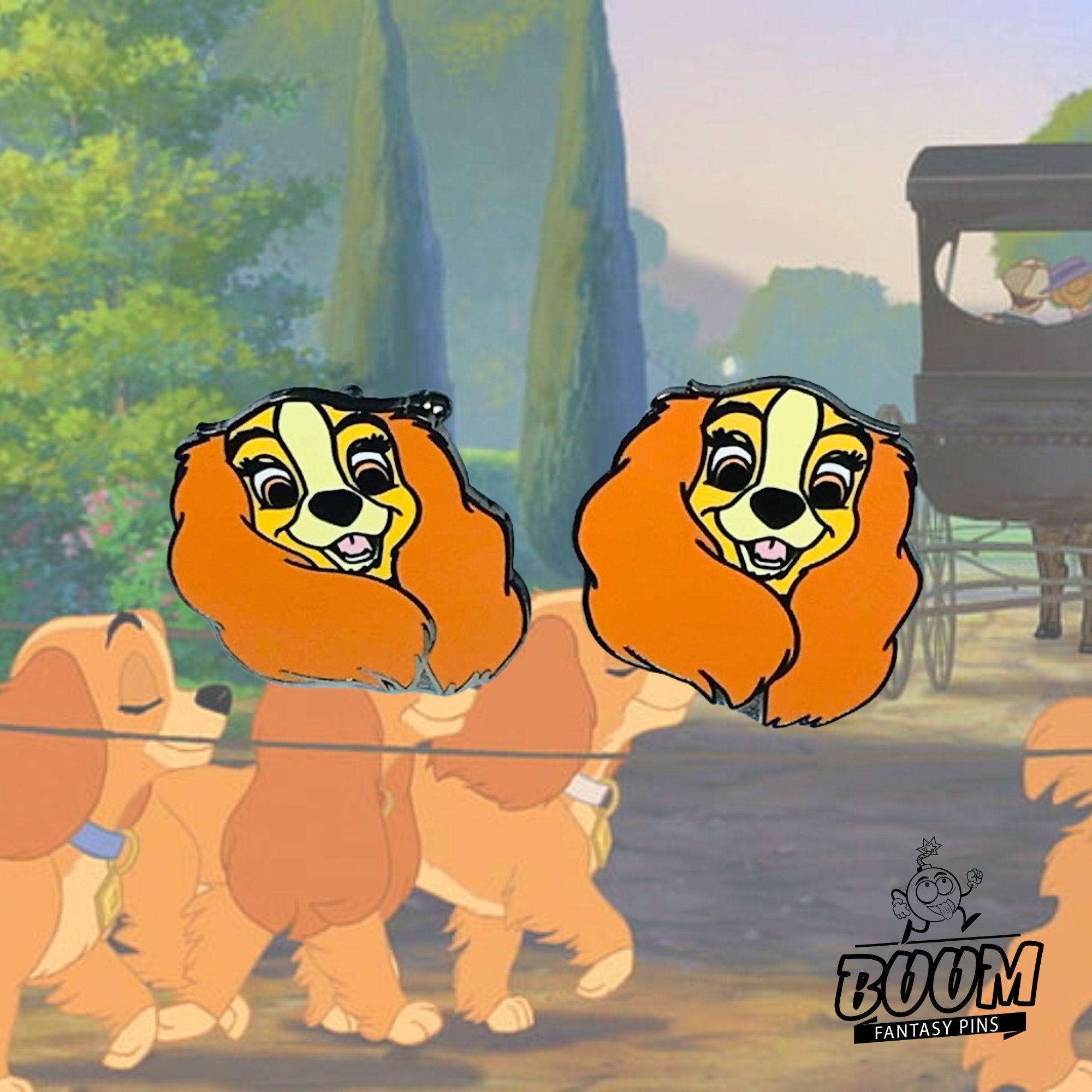 Boutons de manchette – La dame de La Belle et le Clochard – Disney Fantasy