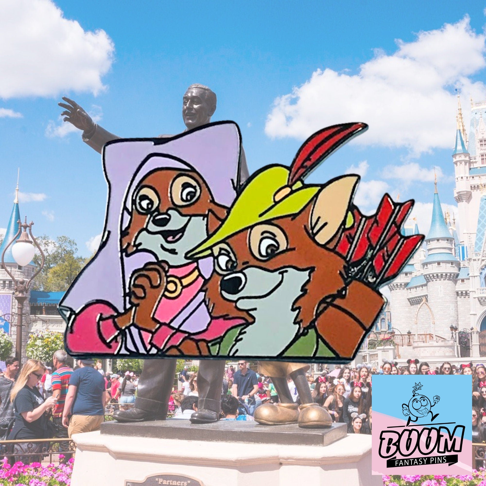 Pin – Lady Marian and Robin Hood from Robin Hood – Disney Fantasy