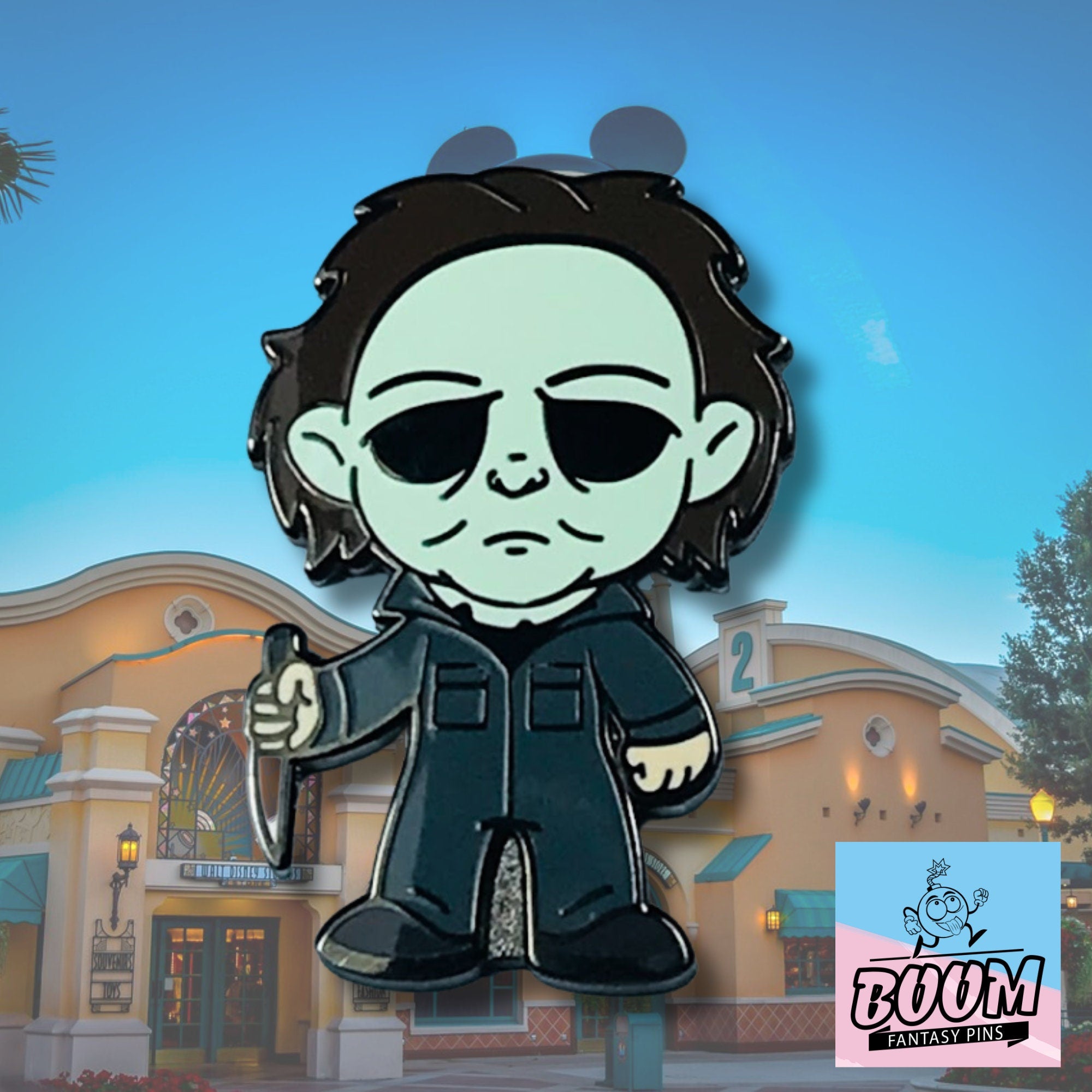 Pin de Michael Myers de Halloween – Franquicia de terror
