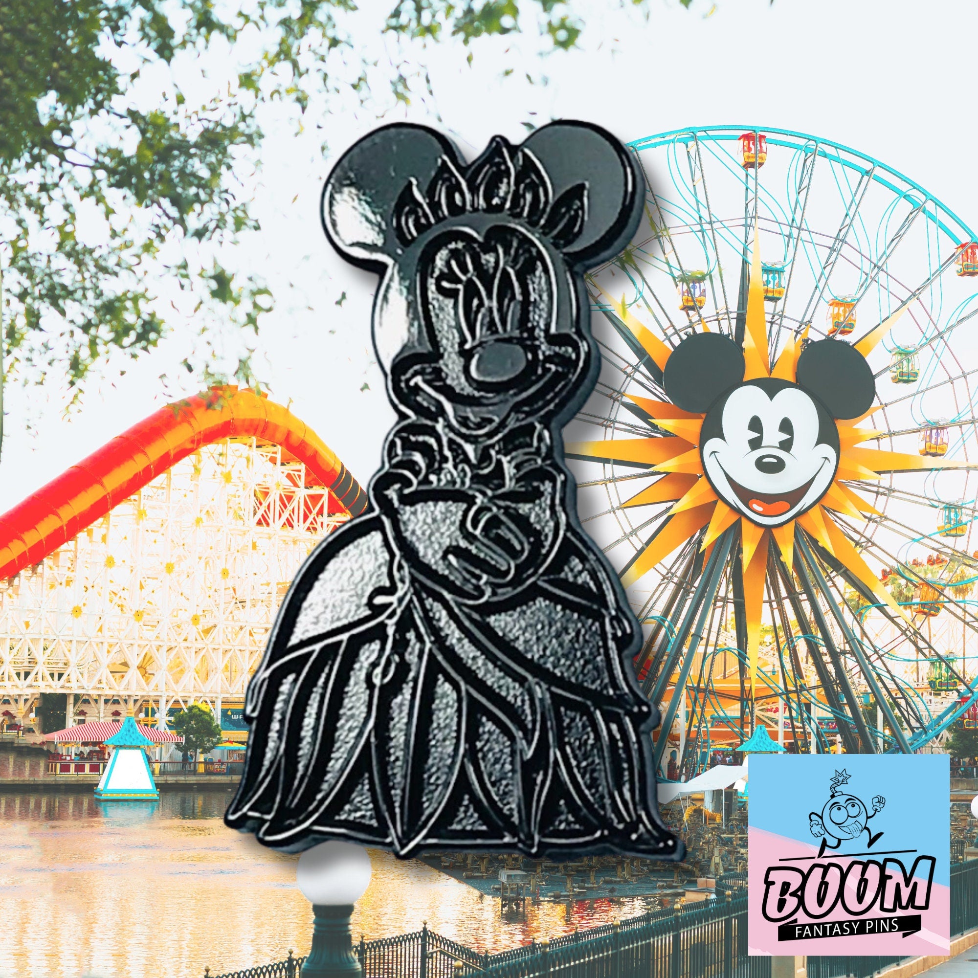 Pin – Minnie Mouse como Tiana de La Bella y la Bestia – Disney Fantasy