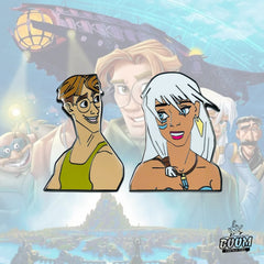 Pin – Milo Thatch and Princess Kida from Atlantis The Lost Empire – Disney Fantasy