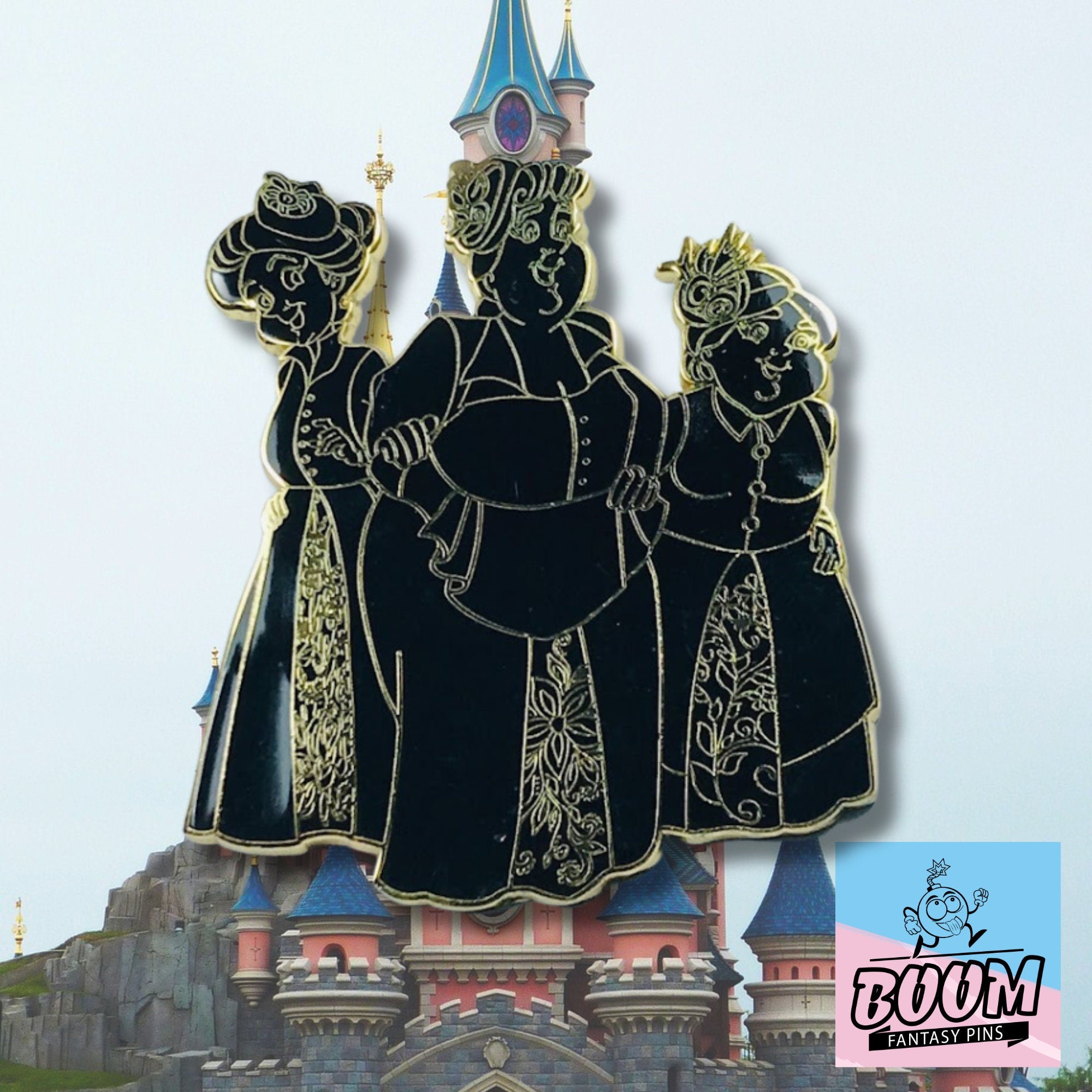 Épinglette – Flora, Fauna et Pimprenelle de La Belle au bois dormant – Disney Fantasy