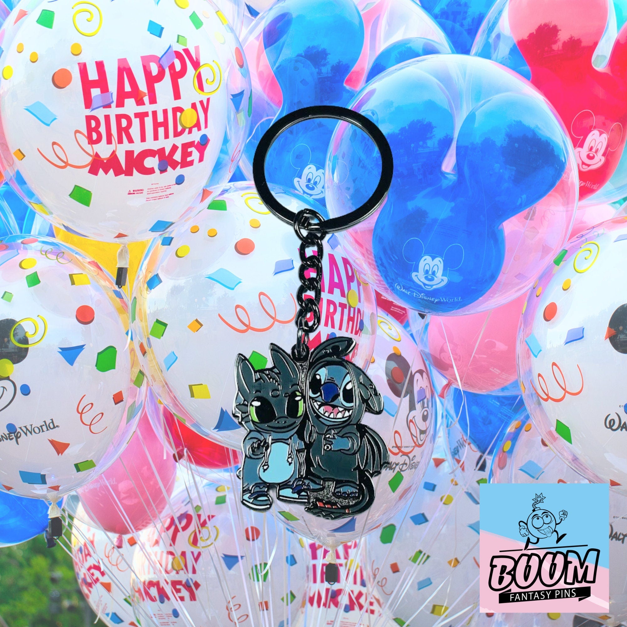 Llavero – Experimento 626 Stitch y Desdentao de Lilo y Stitch – Disney Fantasy