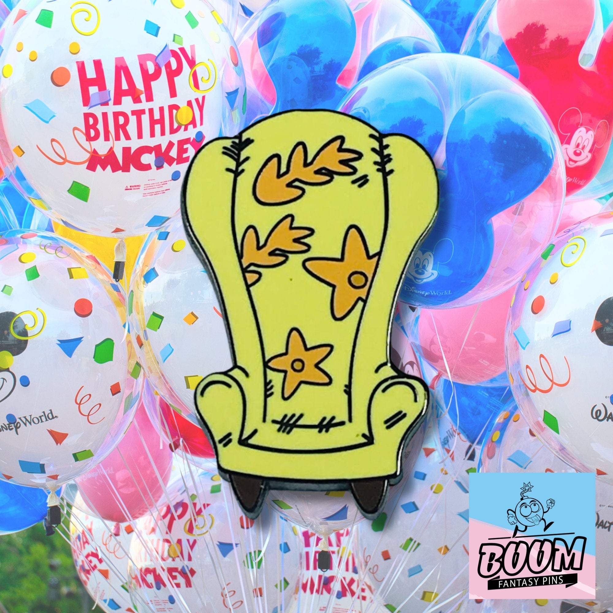 Pin – Sillón amarillo de Disney Fantasy – Disney Fantasy