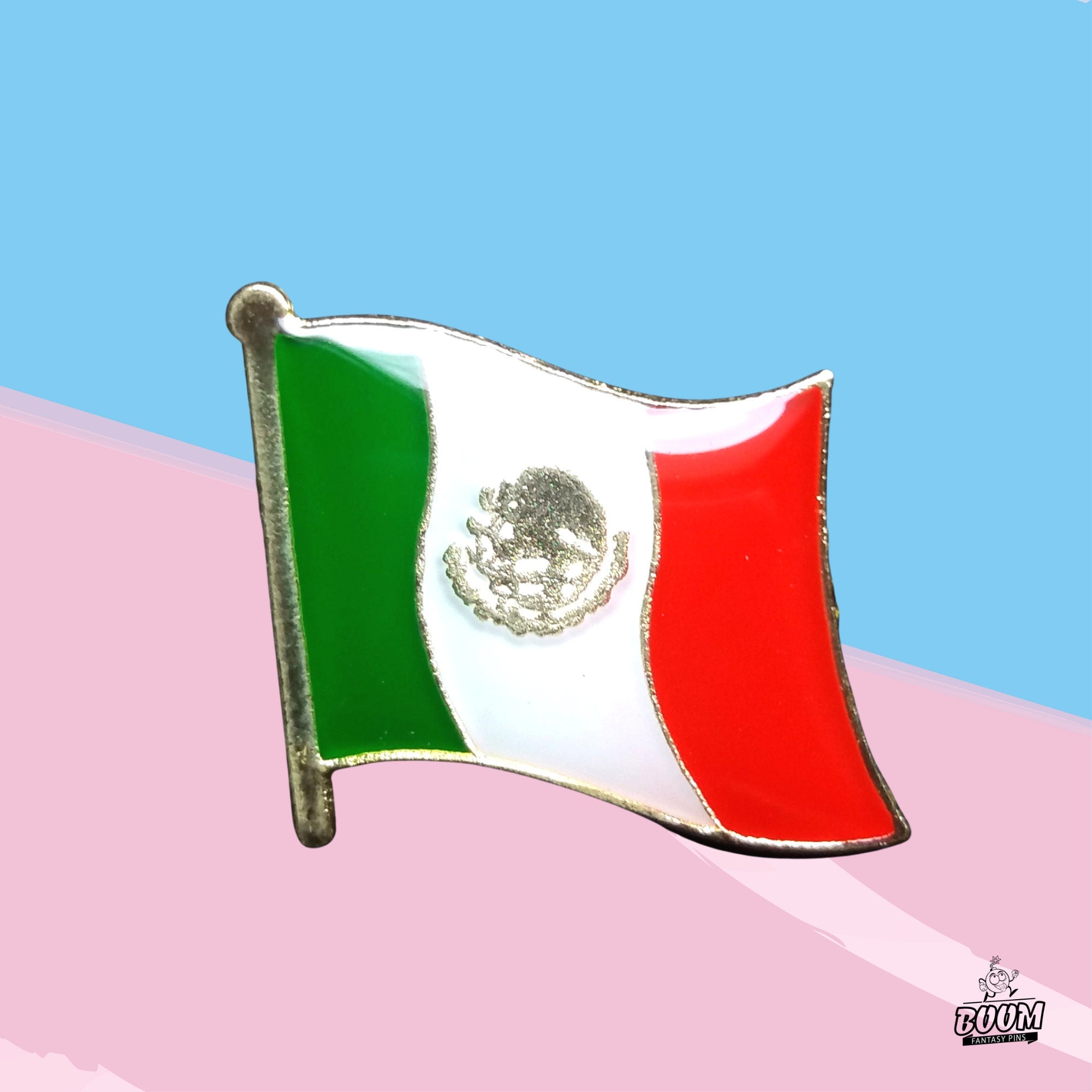 Pin – Flag of Mexico from National Symbols – Mexican Heritage