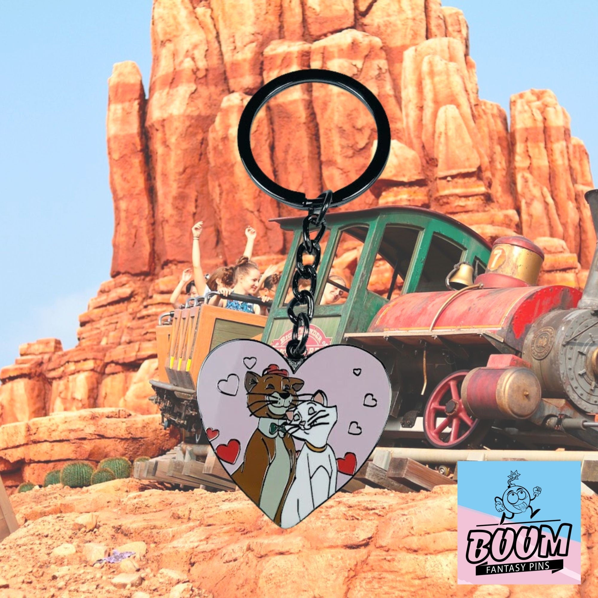 Llavero – Duquesa y Thomas O'Malley de Los Aristogatos – Disney Fantasy