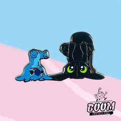 Pin – Experimento 626 Stitch de Lilo y Stitch y Desdentao de Cómo entrenar a tu dragón – Disney Fantasy