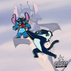 Pin's – Stitch de Lilo &amp; Stitch et Rafiki du Roi Lion – Disney Fantasy
