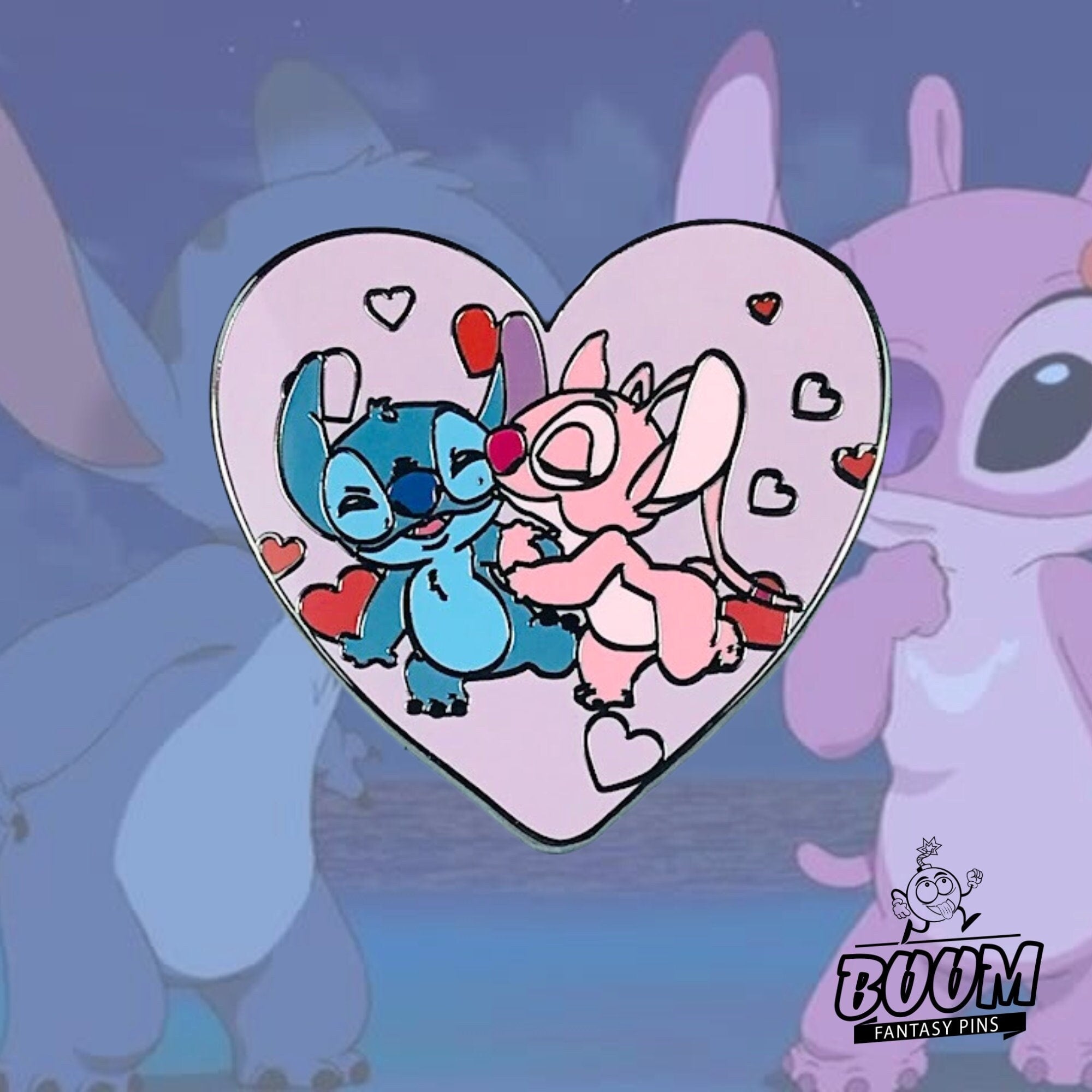 Pin – Stitch y Ángel de Lilo y Stitch – Disney Fantasy