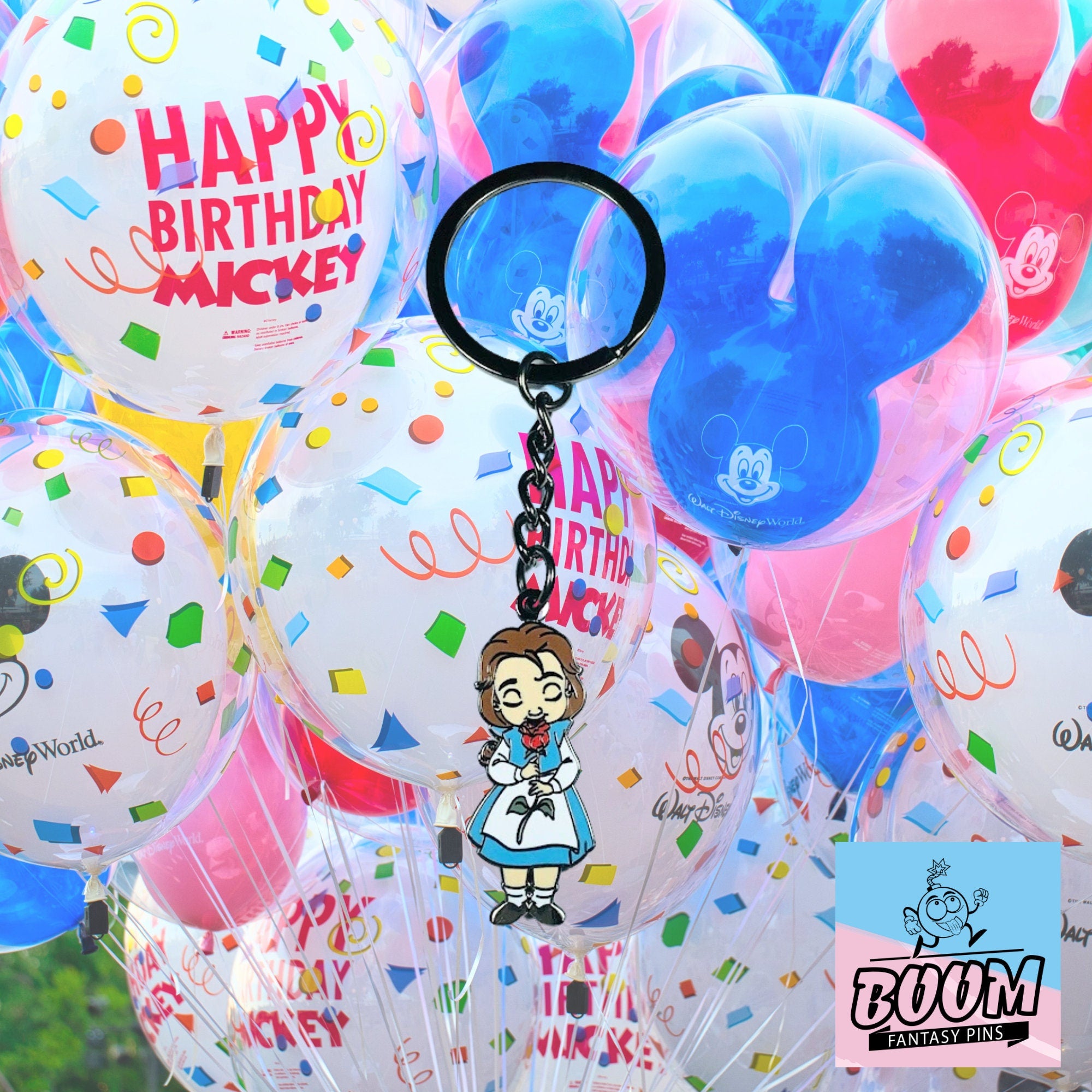 Porte-clés – Belle de La Belle et la Bête – Disney Fantasy