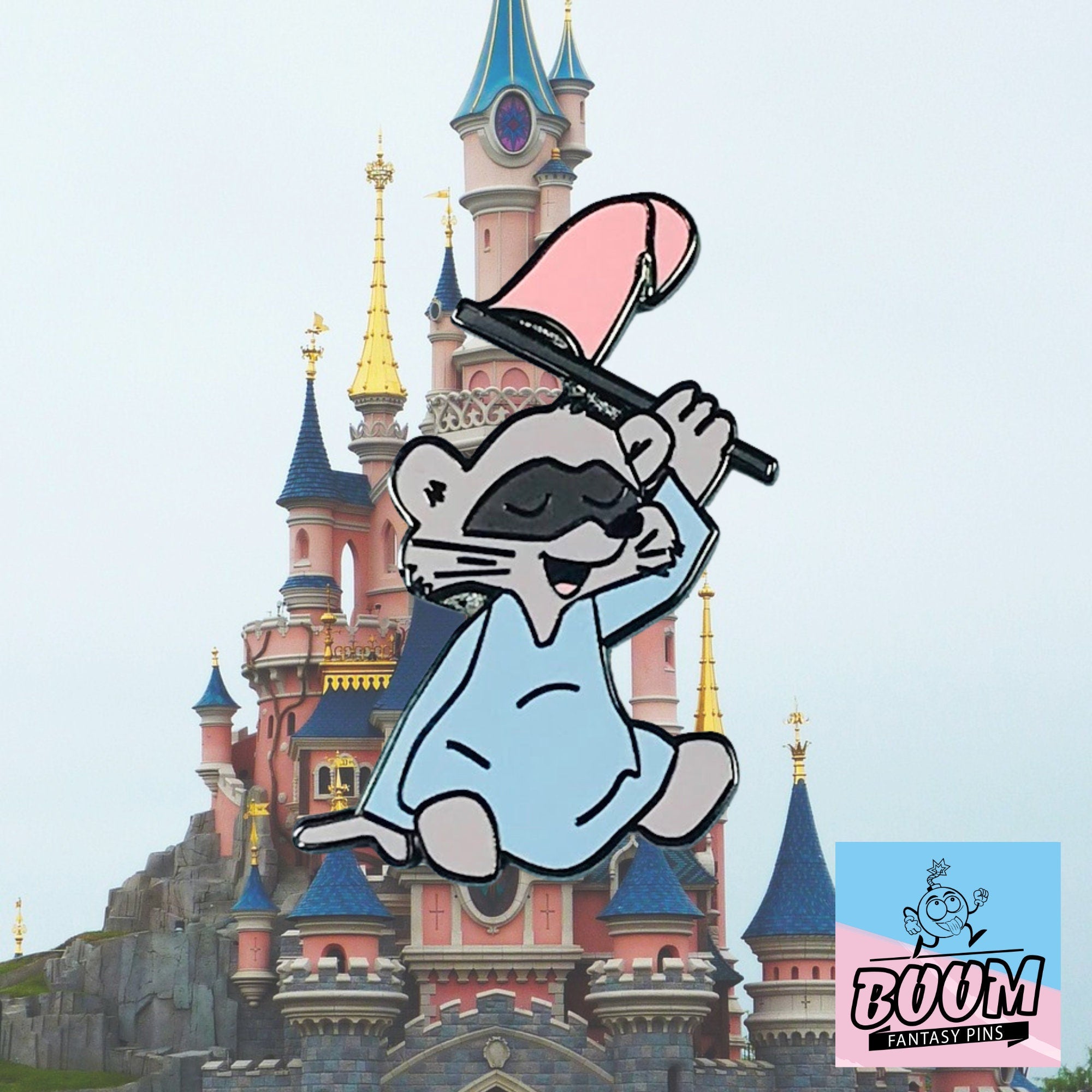 Pin – Mapache de Robin Hood Disney Fantasy