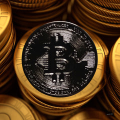 Pin: Símbolo de Bitcoin del Protocolo de Criptomonedas – Tecnología Blockchain