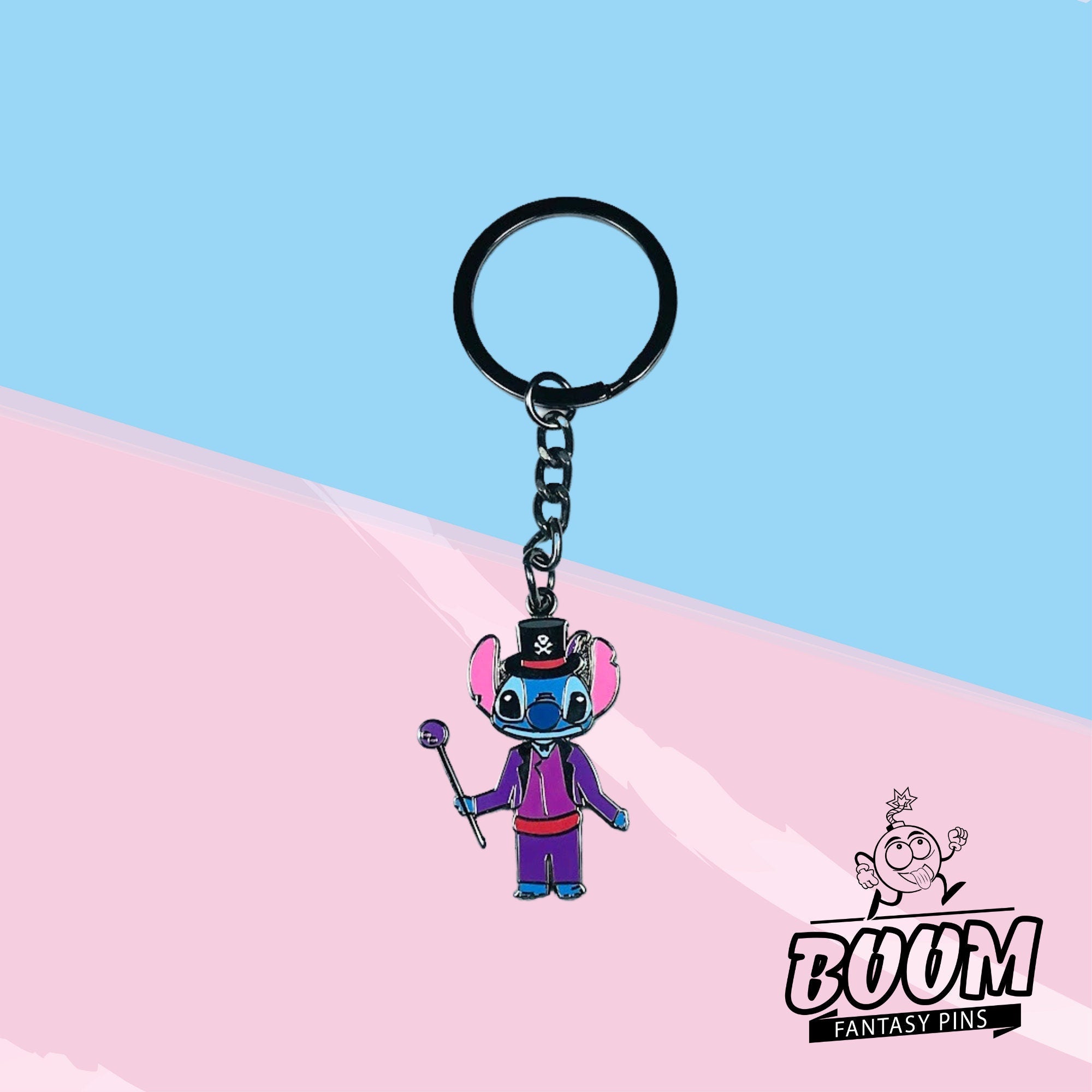 Keychain – Experiment 626 Stitch as Dr Facilier from Lilo & Stitch – Disney Fantasy