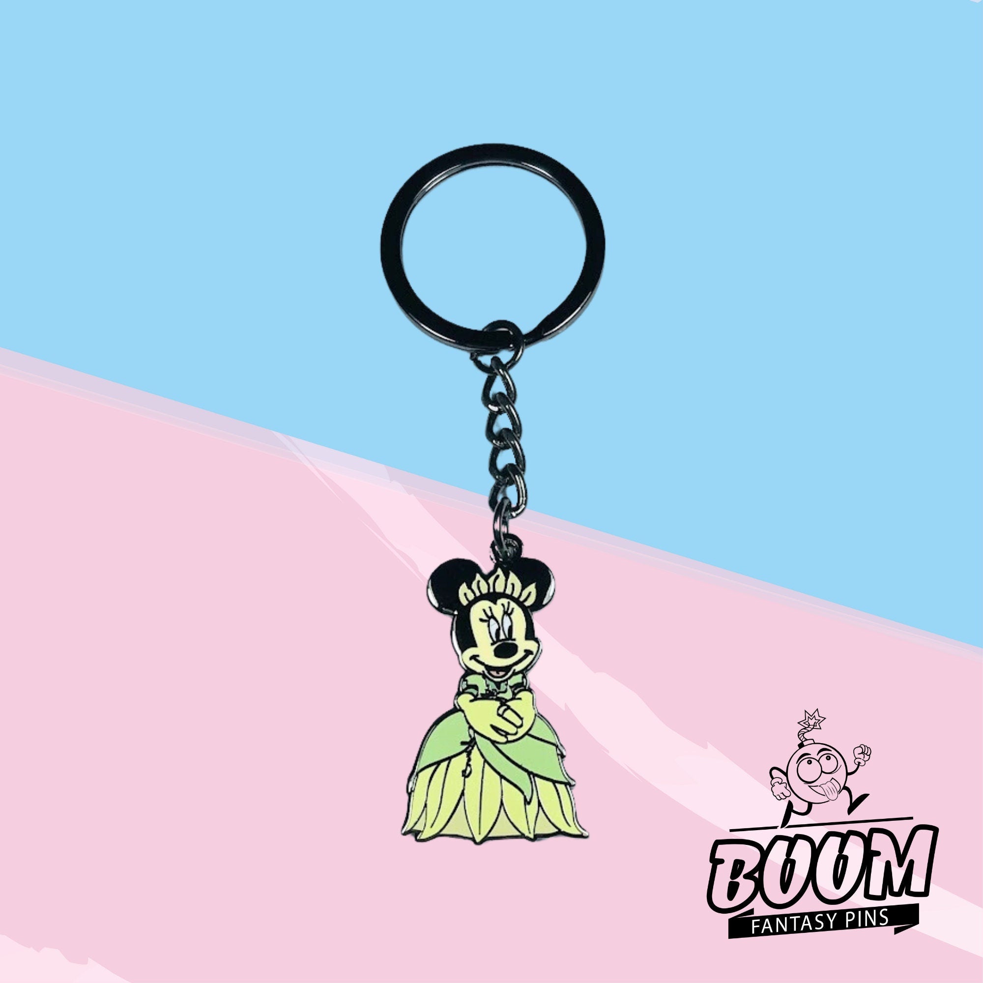 Llavero – Minnie Mouse como Tiana de La Princesa y el Sapo – Disney Fantasy