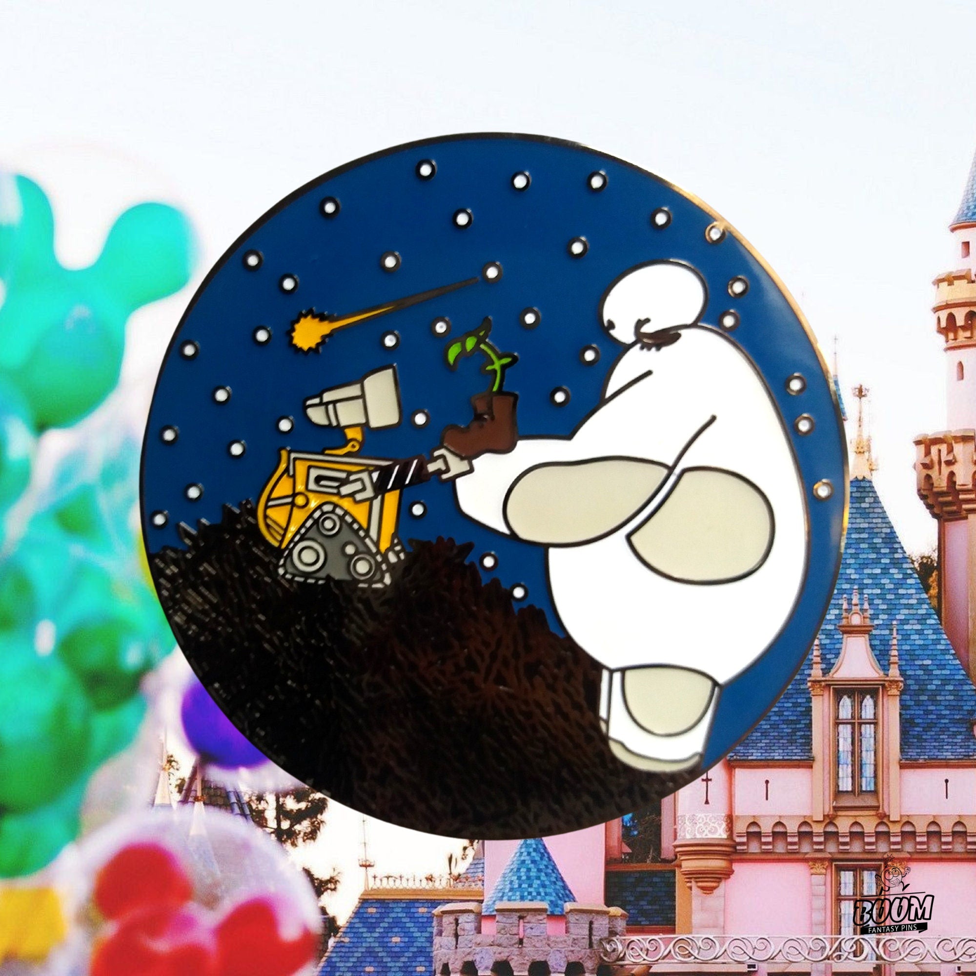 Pin's – Baymax de Big Hero 6 et Wall-E de Wall-E – Disney Fantasy