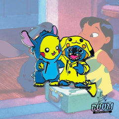 Pin – Stitch y Winnie the Pooh de Lilo y Stitch – Disney Fantasy