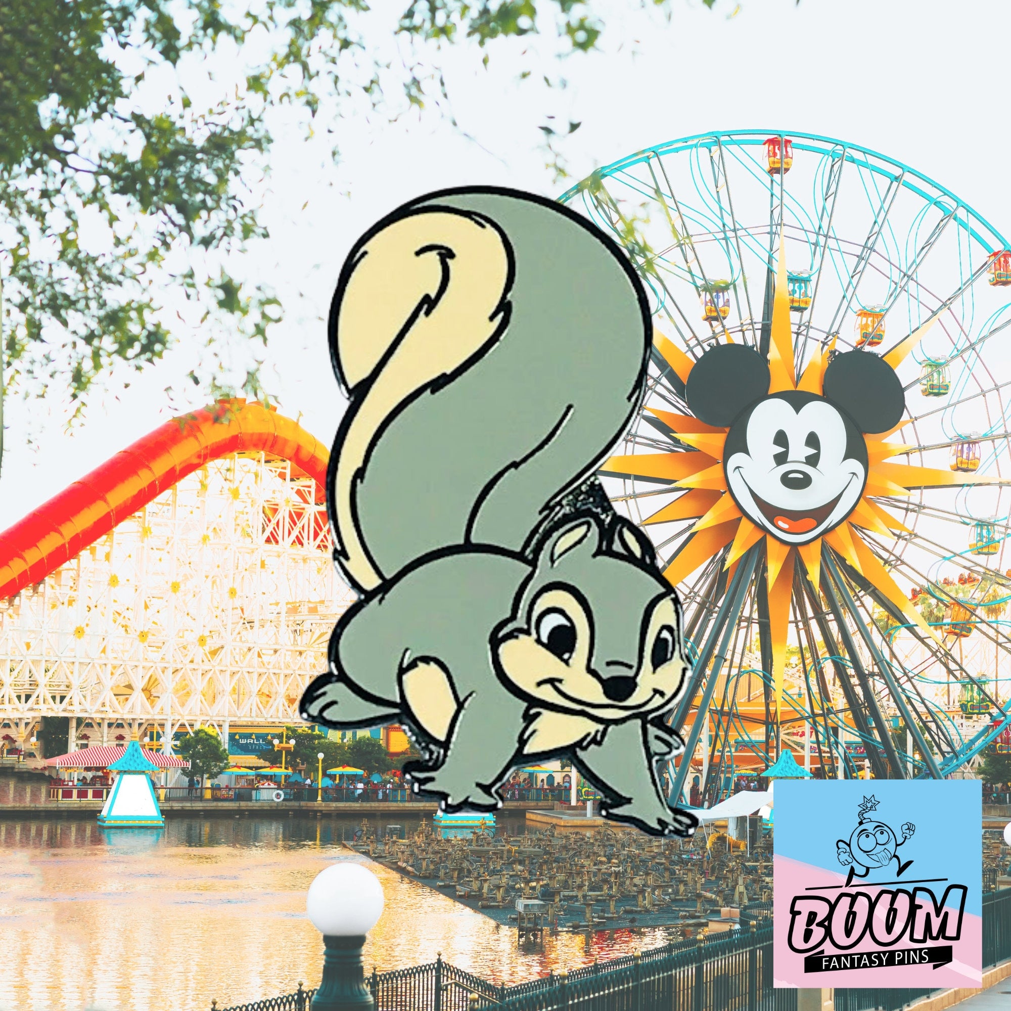 Pin's – Écureuil gris de Blanche-Neige et les Sept Nains – Disney Fantasy