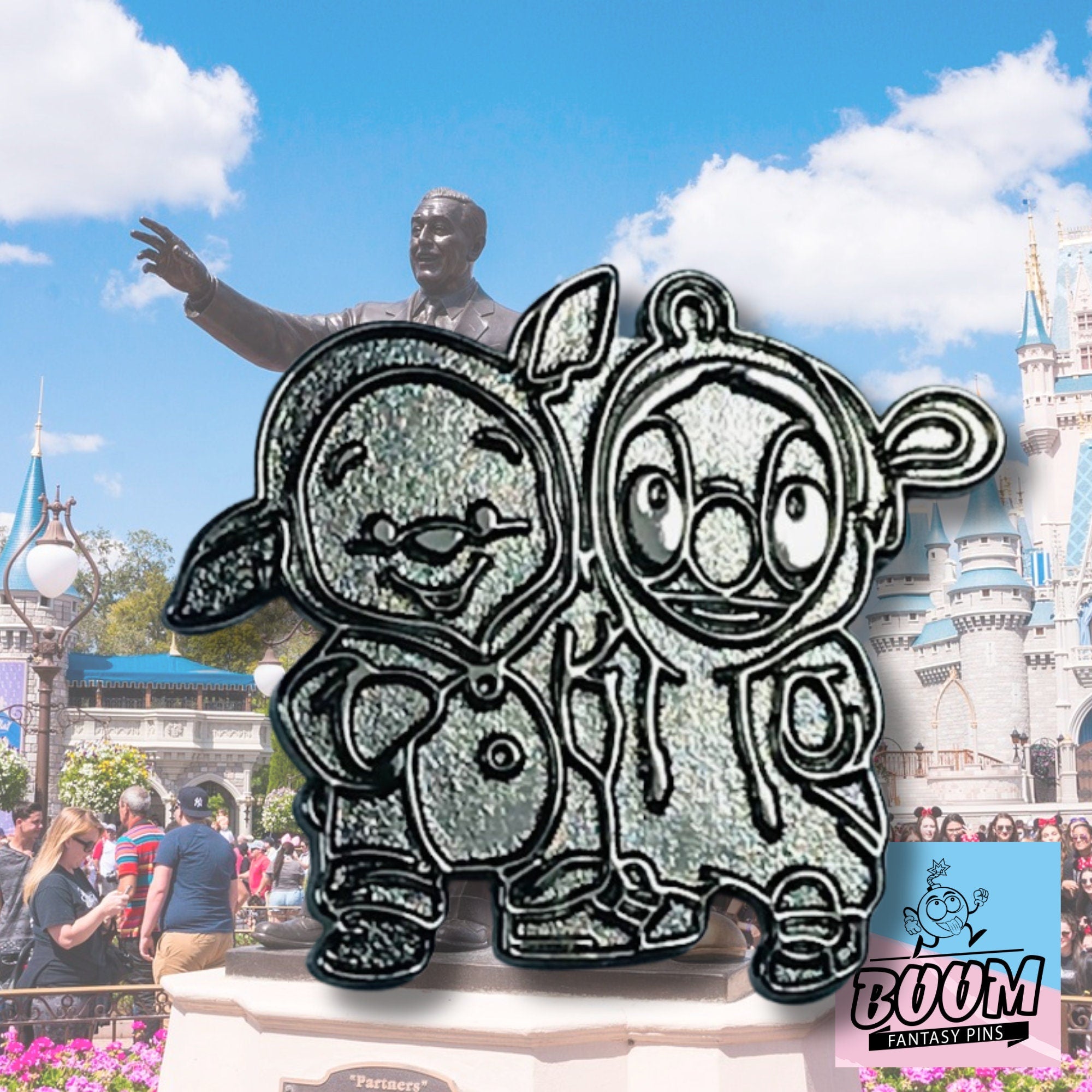 Prueba de pin - Winnie Pooh con Stitch de Lilo &amp; Stitch - Disney Fantasy