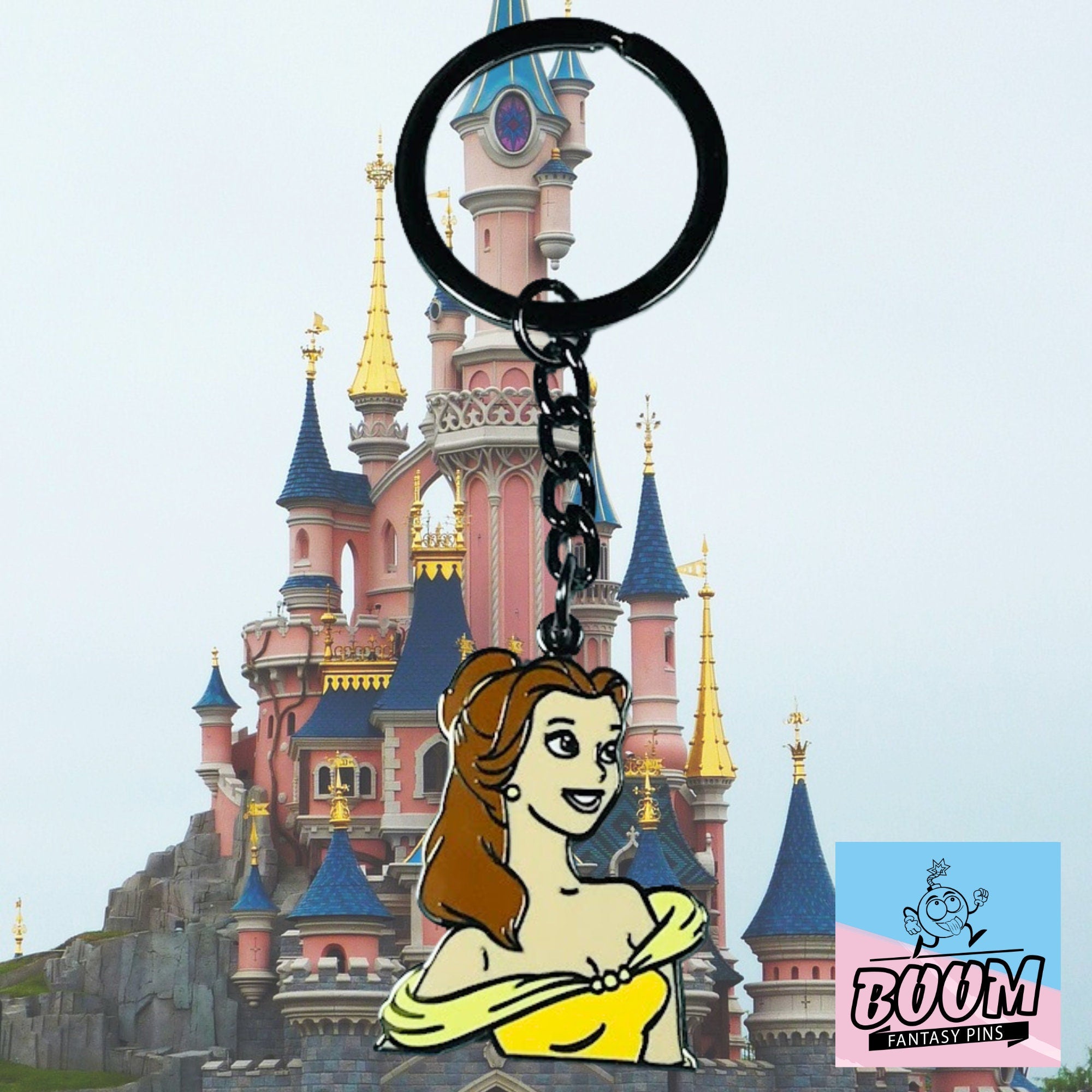 Porte-clés – Belle de La Belle et la Bête – Disney Fantasy