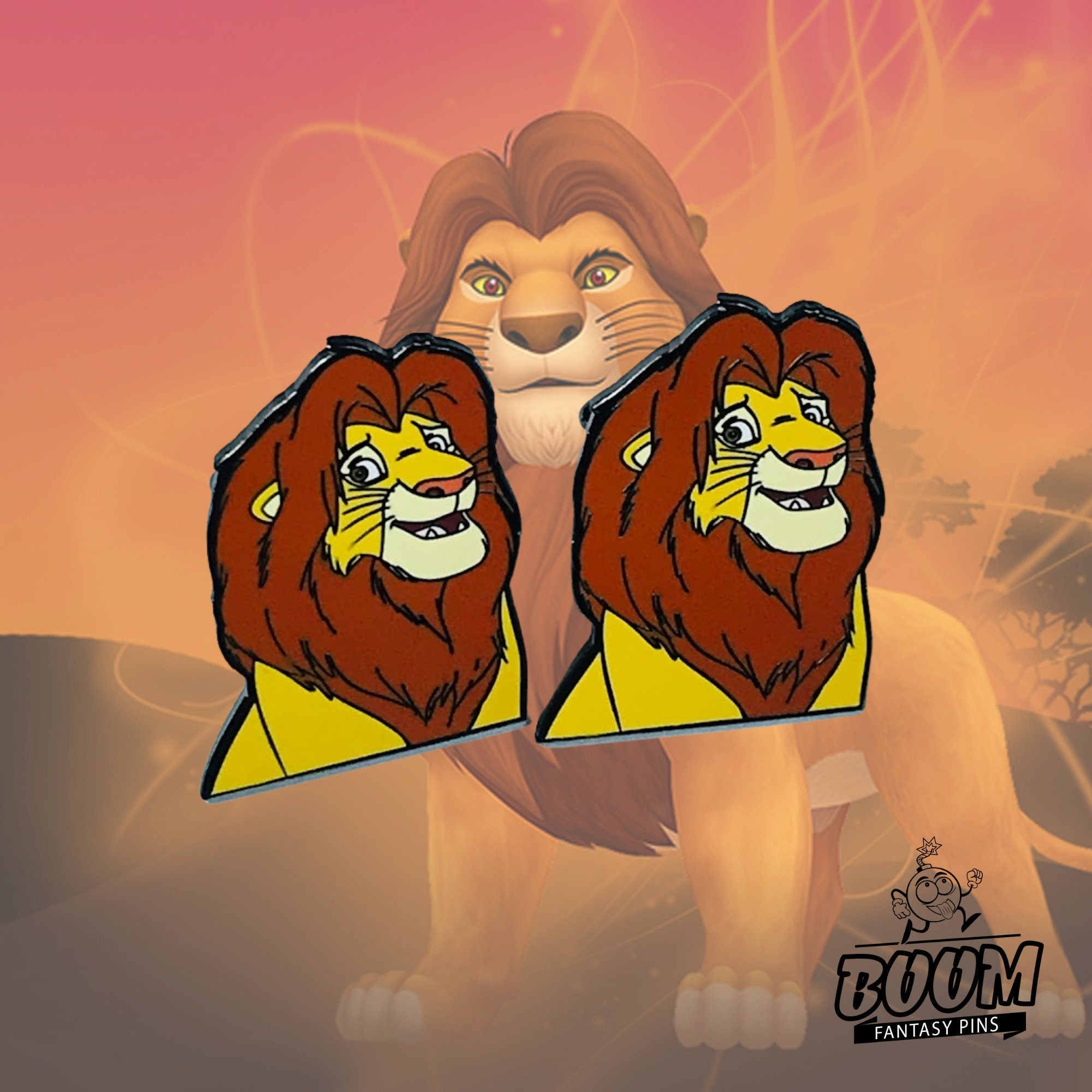 Boutons de manchette – Mufasa du Roi Lion – Disney Fantasy