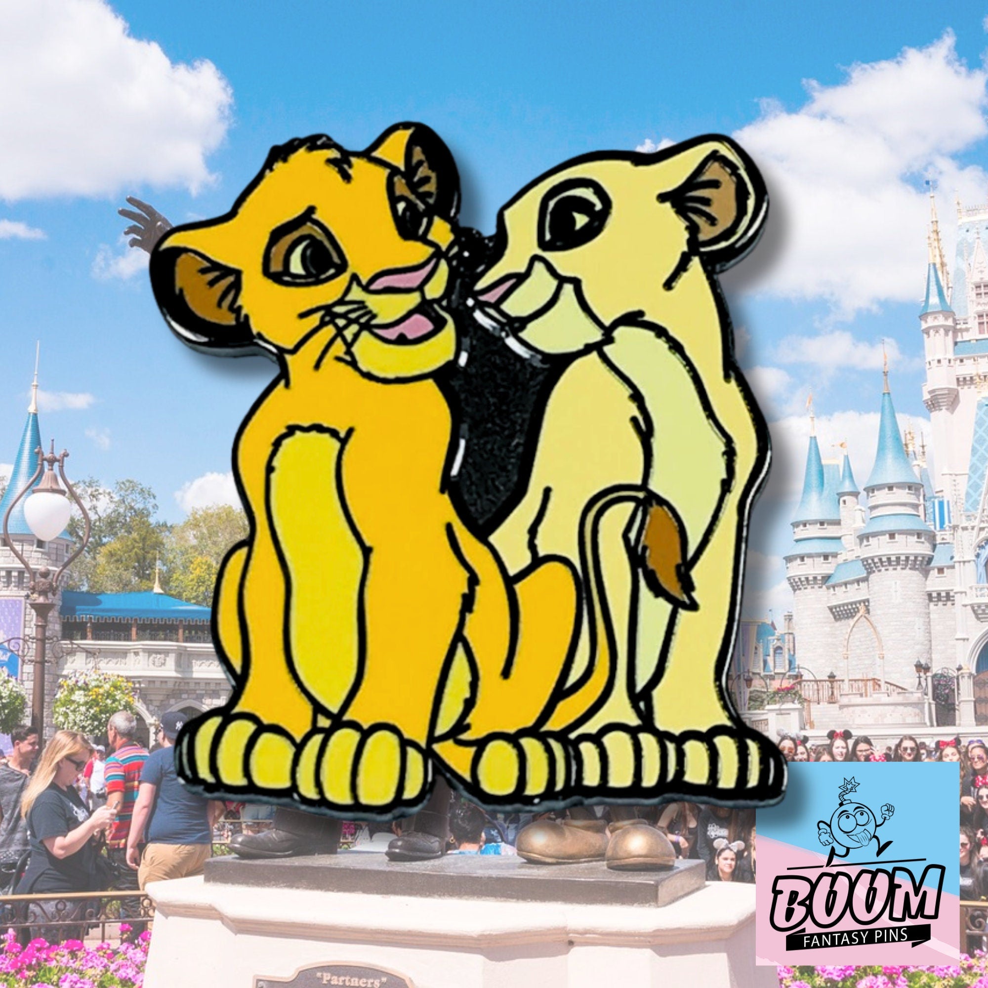 Pin – Simba y Nala de El Rey León – Disney Fantasy