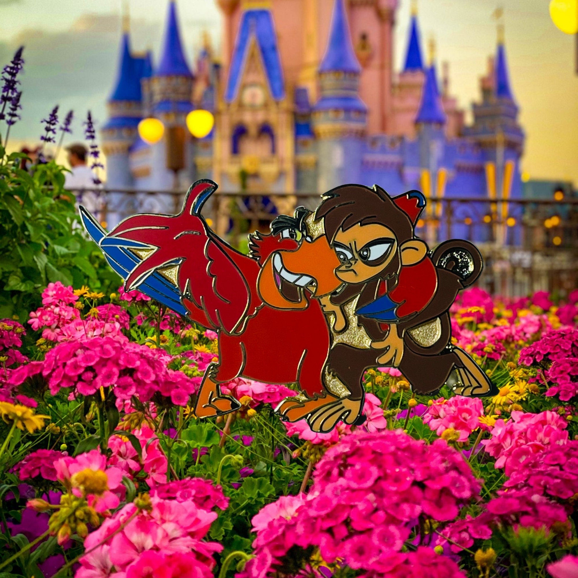 Pin's – Abu et Iago d'Aladdin – Disney Fantasy