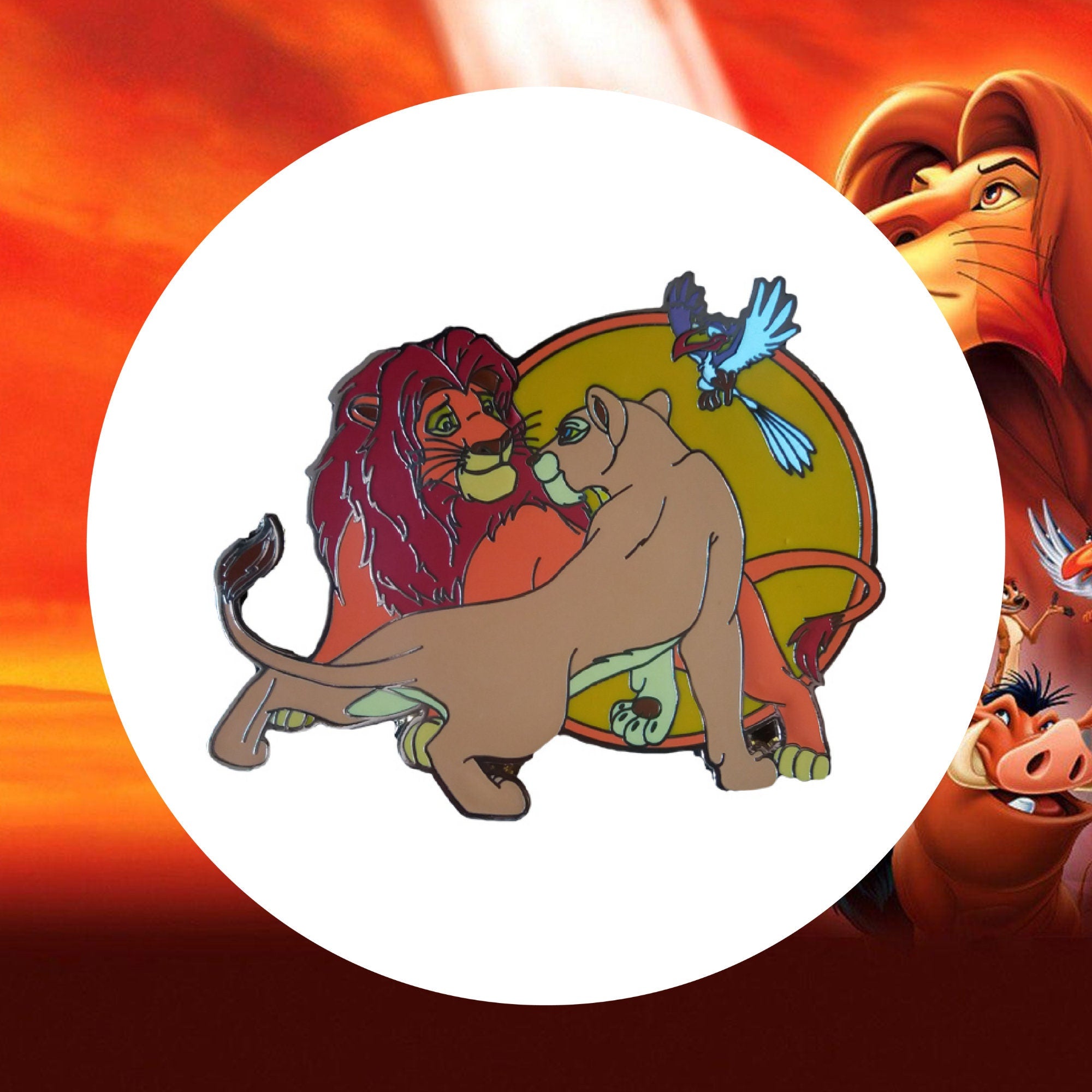 Pin's – Simba, Nala et Zazu du Roi Lion – Disney Fantasy