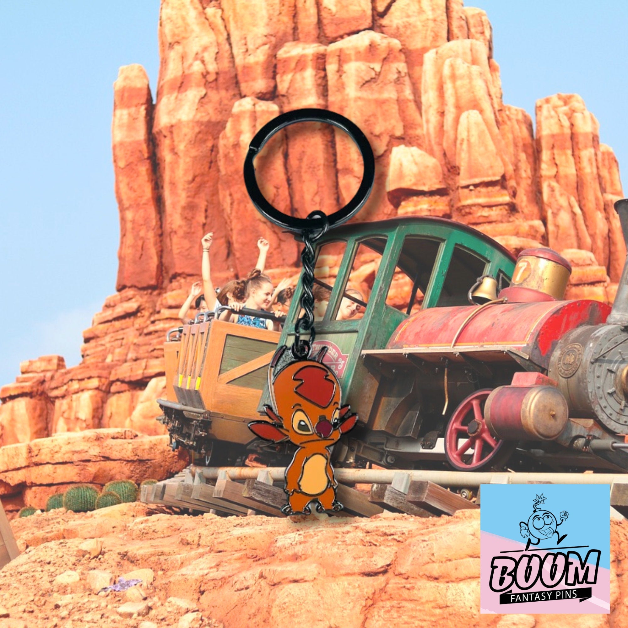 Llavero – Experimento 032 Fibra de Lilo y Stitch – Disney Fantasy