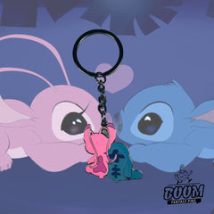 Llavero – Stitch y Ángel de Lilo &amp; Stitch – Disney Fantasy