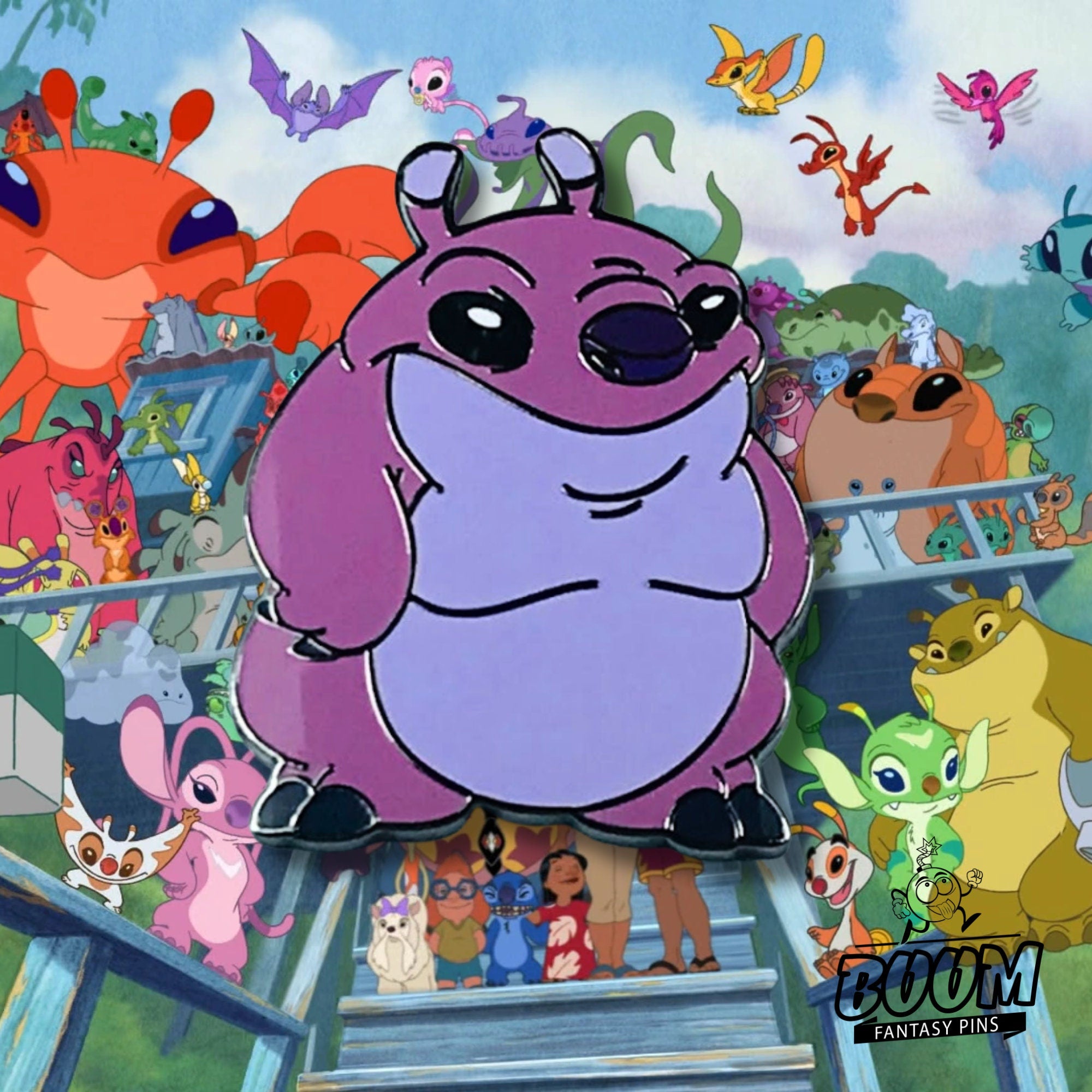 Pin – Stitch y Hamlette de Lilo &amp; Stitch – Disney Fantasy