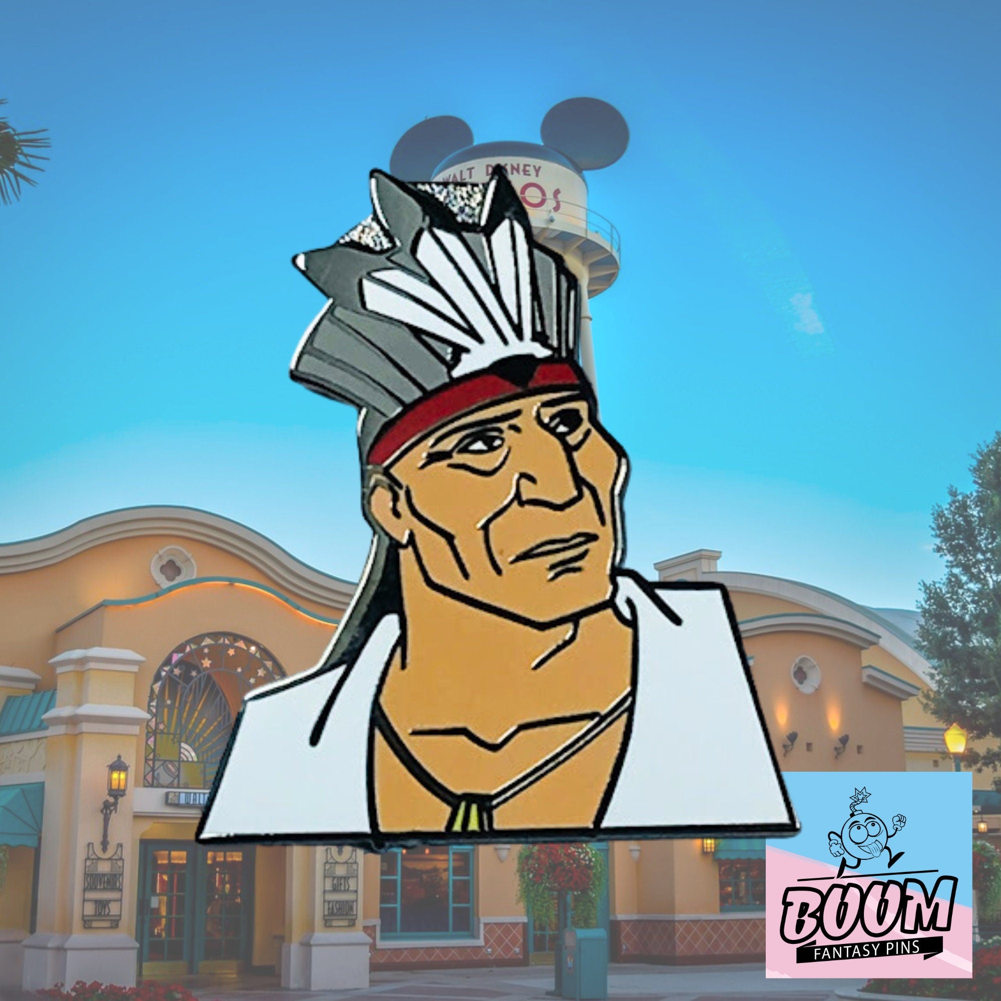 Pin – Jefe Powhatan de Pocahontas – Disney Fantasy