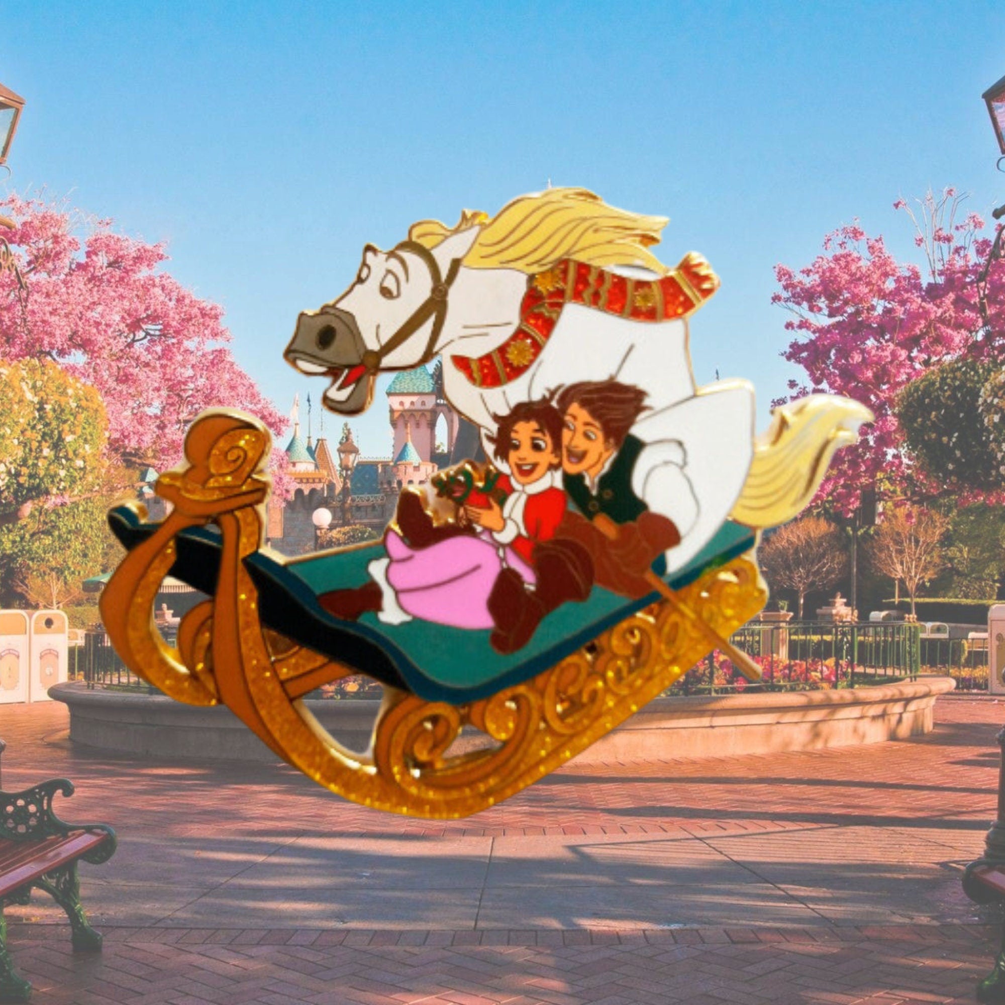 Pin's – Raiponce et Flynn Rider du film Raiponce – Disney Fantasy