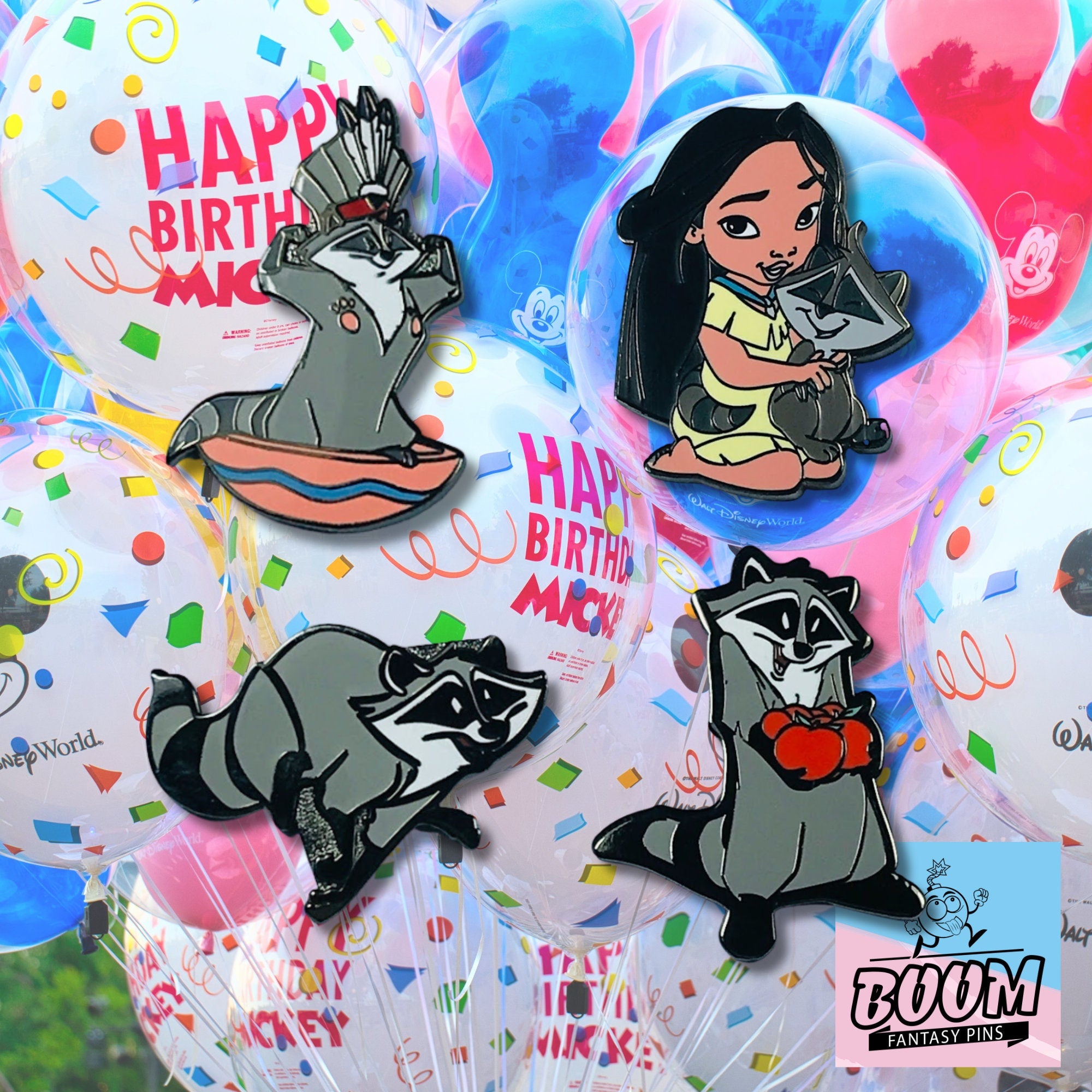 Pin – Pocahontas y Meeko de Pocahontas – Disney Fantasy