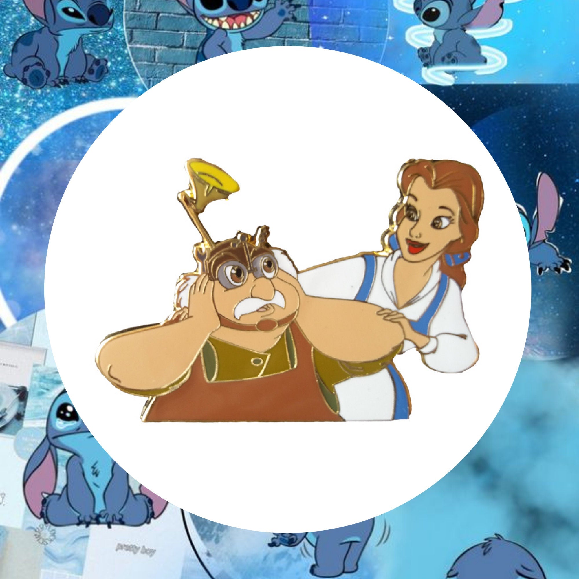 Pin's – Belle et Maurice de La Belle et la Bête – Disney Fantasy