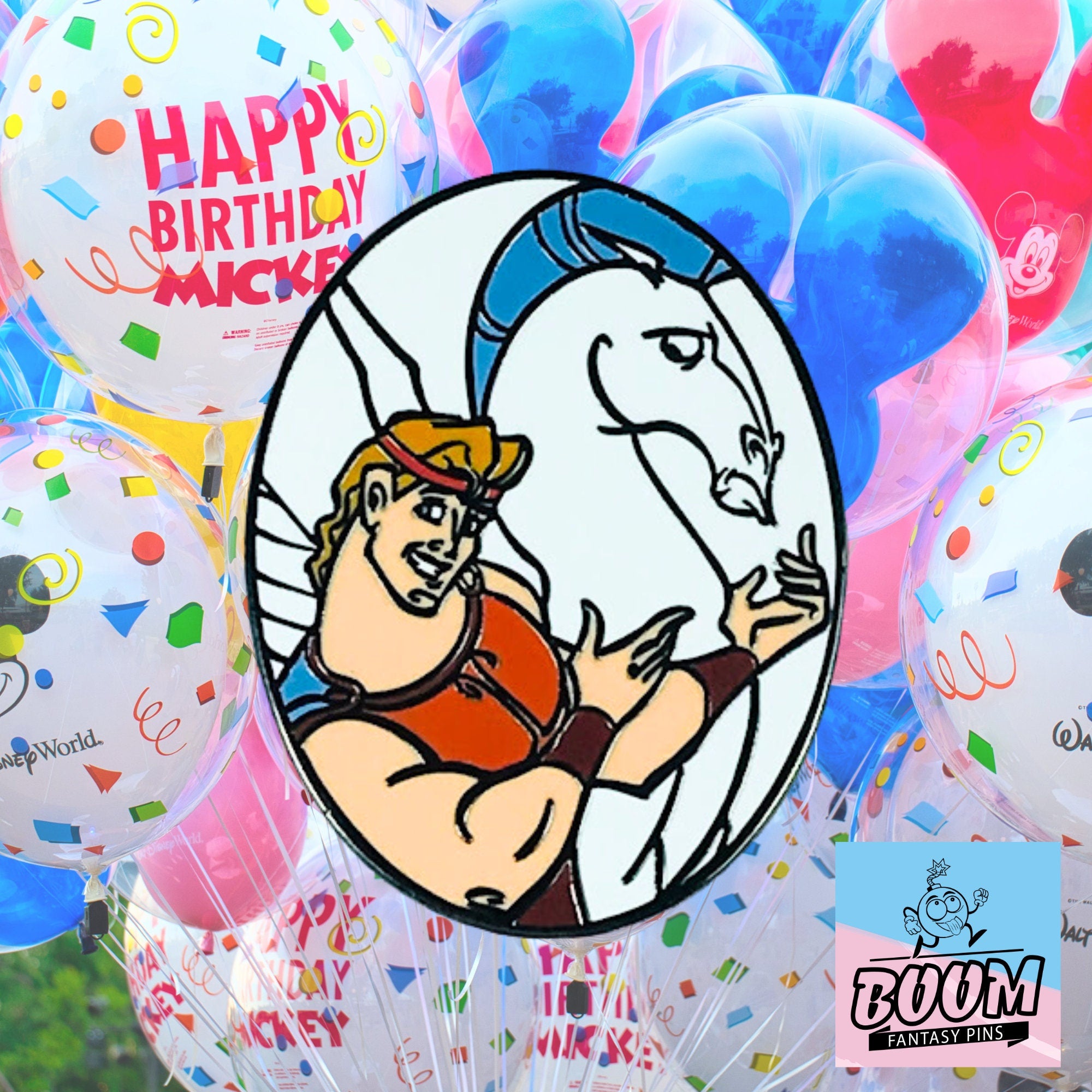 Pin – Hercules and Pegasus from Hercules – Disney Fantasy