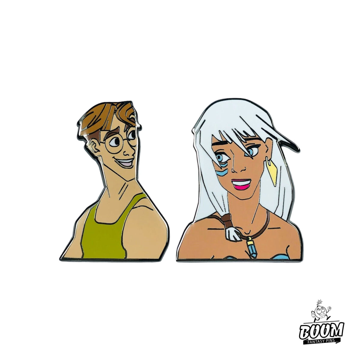 Pin – Milo Thatch and Princess Kida from Atlantis The Lost Empire – Disney Fantasy