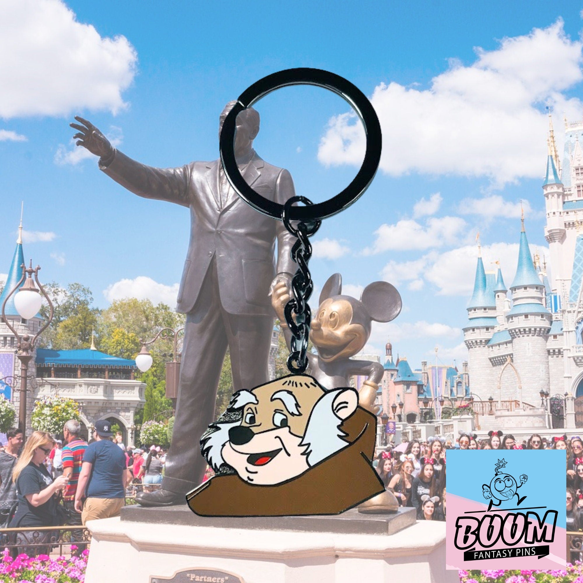 Llavero – Fraile Tuck de Robin Hood – Disney Fantasy