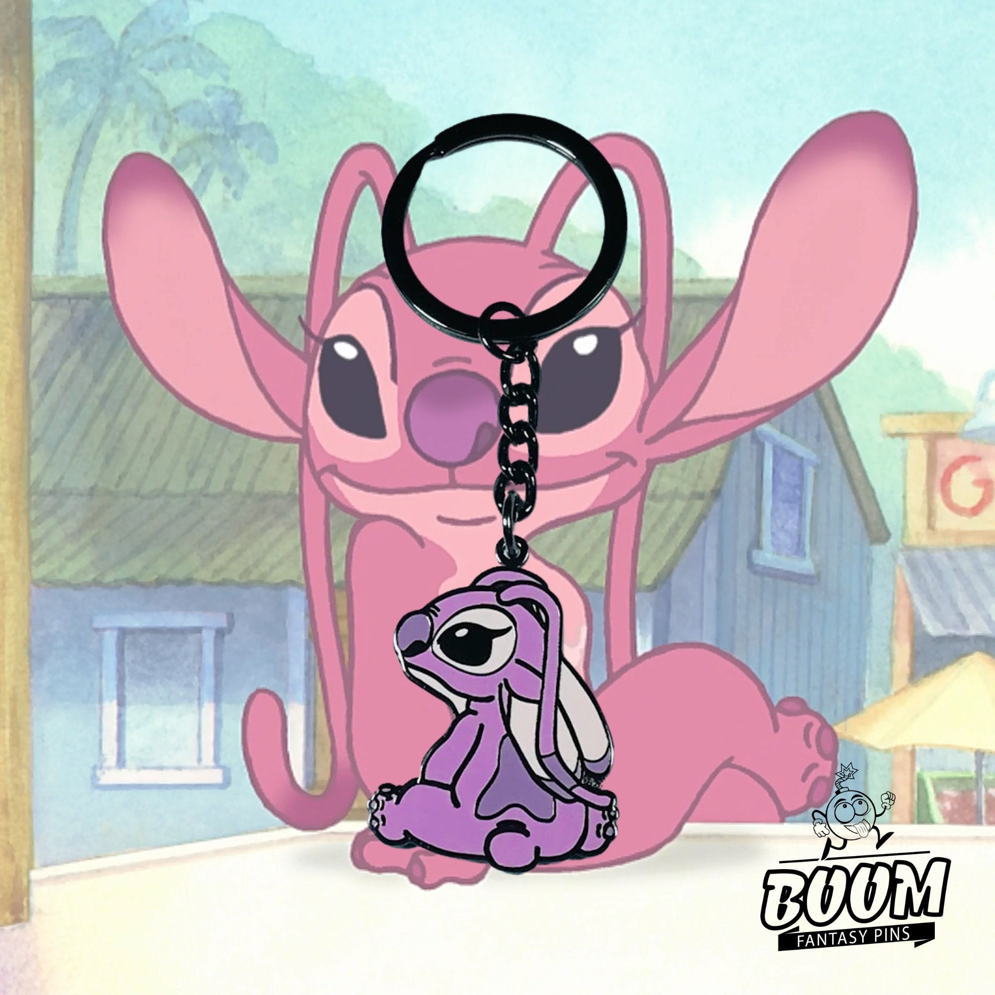 Porte-clés – Ange de Lilo &amp; Stitch – Disney Fantasy