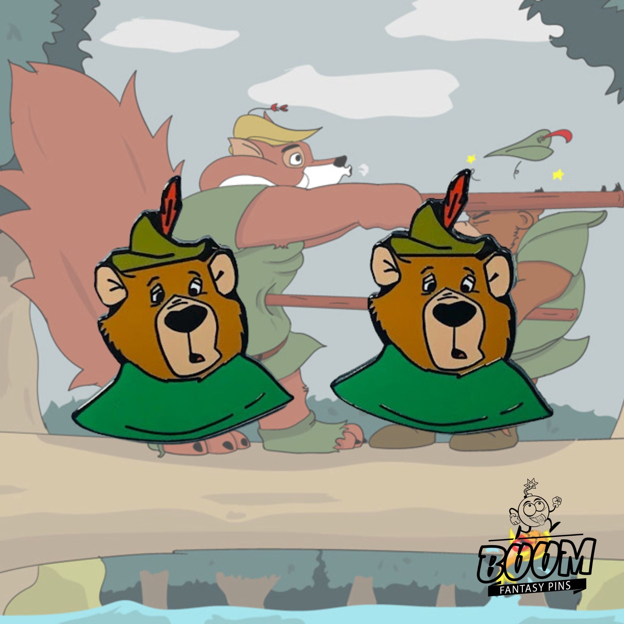 Cufflinks – Little John from Robin Hood – Disney Fantasy