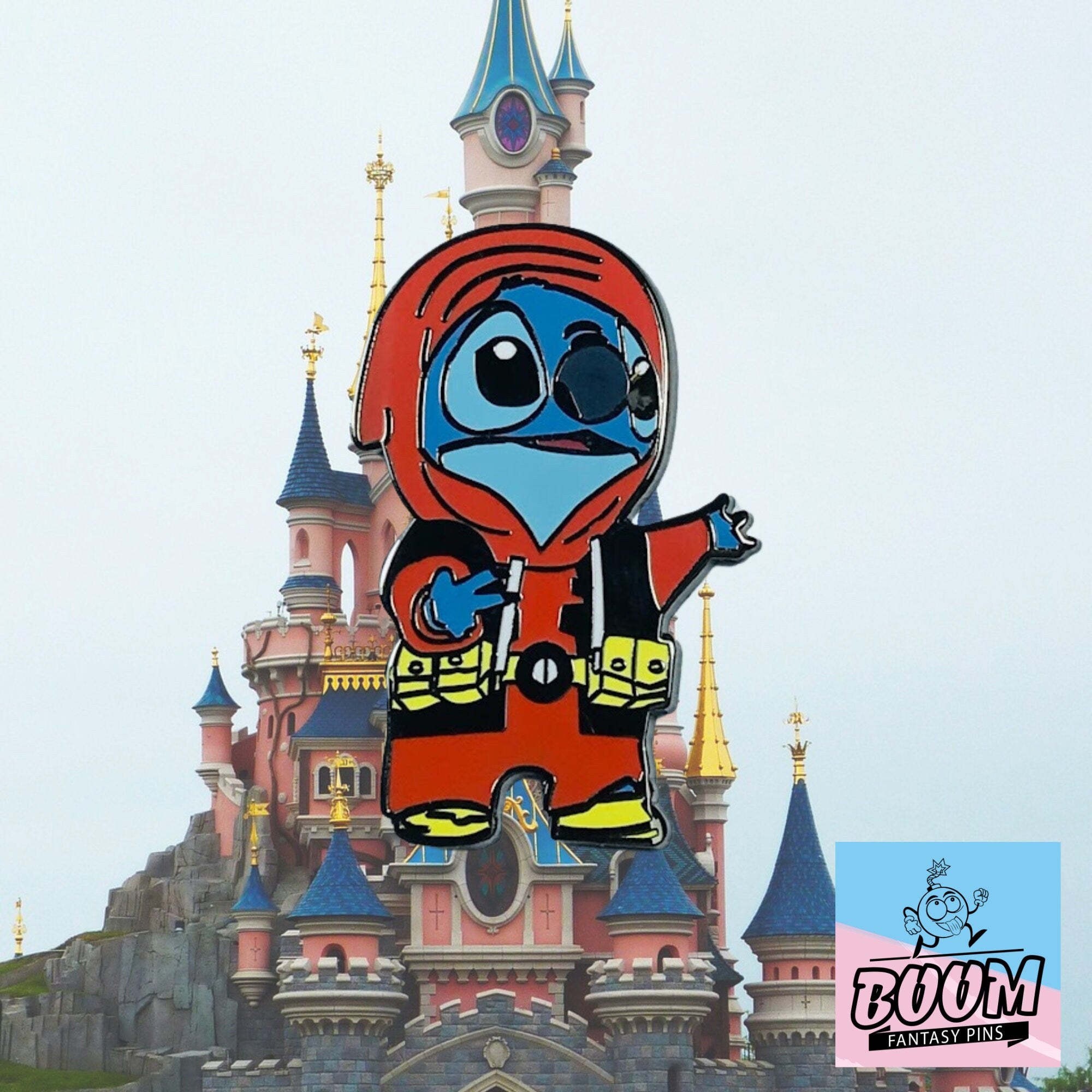 Prueba de pin: Stitch como Deadpool de Lilo &amp; Stitch - Disney Fantasy