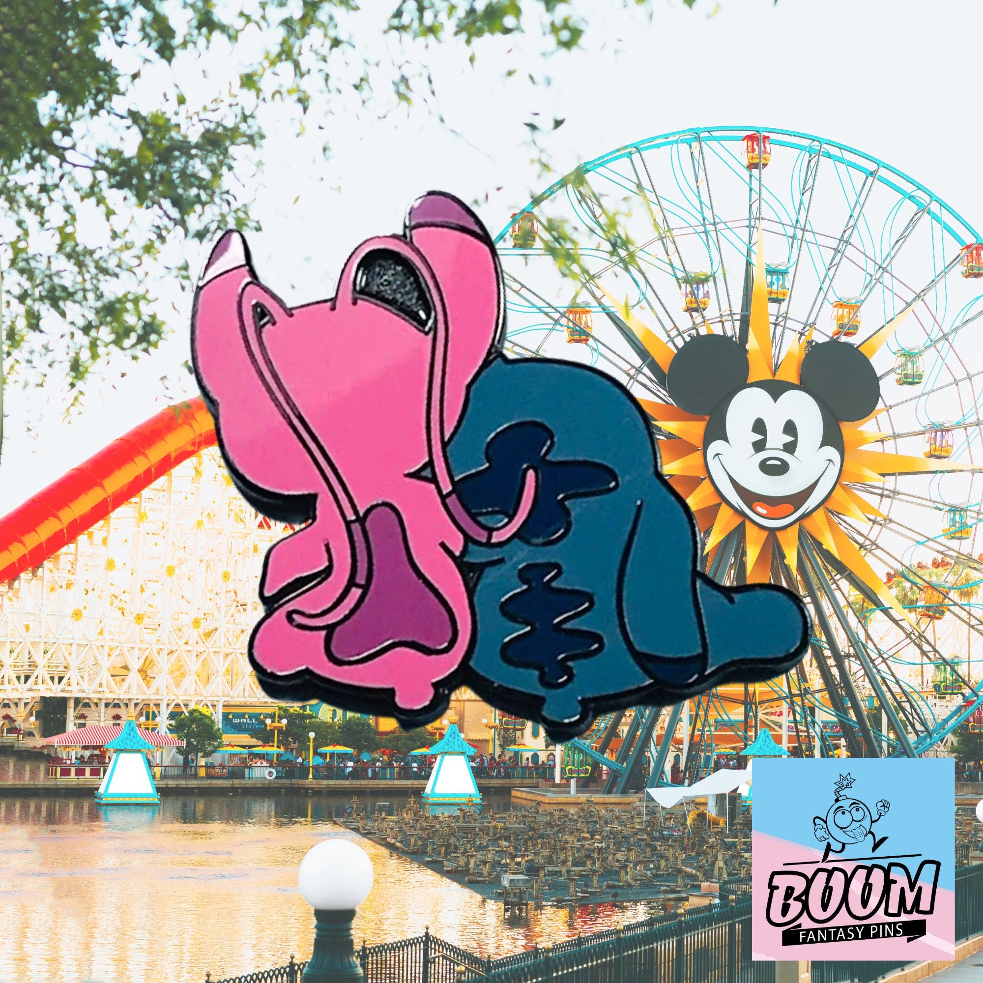 Pin – Stitch y Ángel de Lilo y Stitch – Disney Fantasy