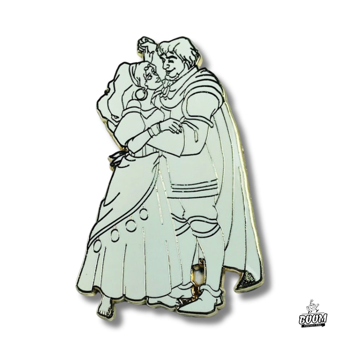 Pin's – Esmeralda et le capitaine Phoebus du Bossu de Notre-Dame – Disney Fantasy