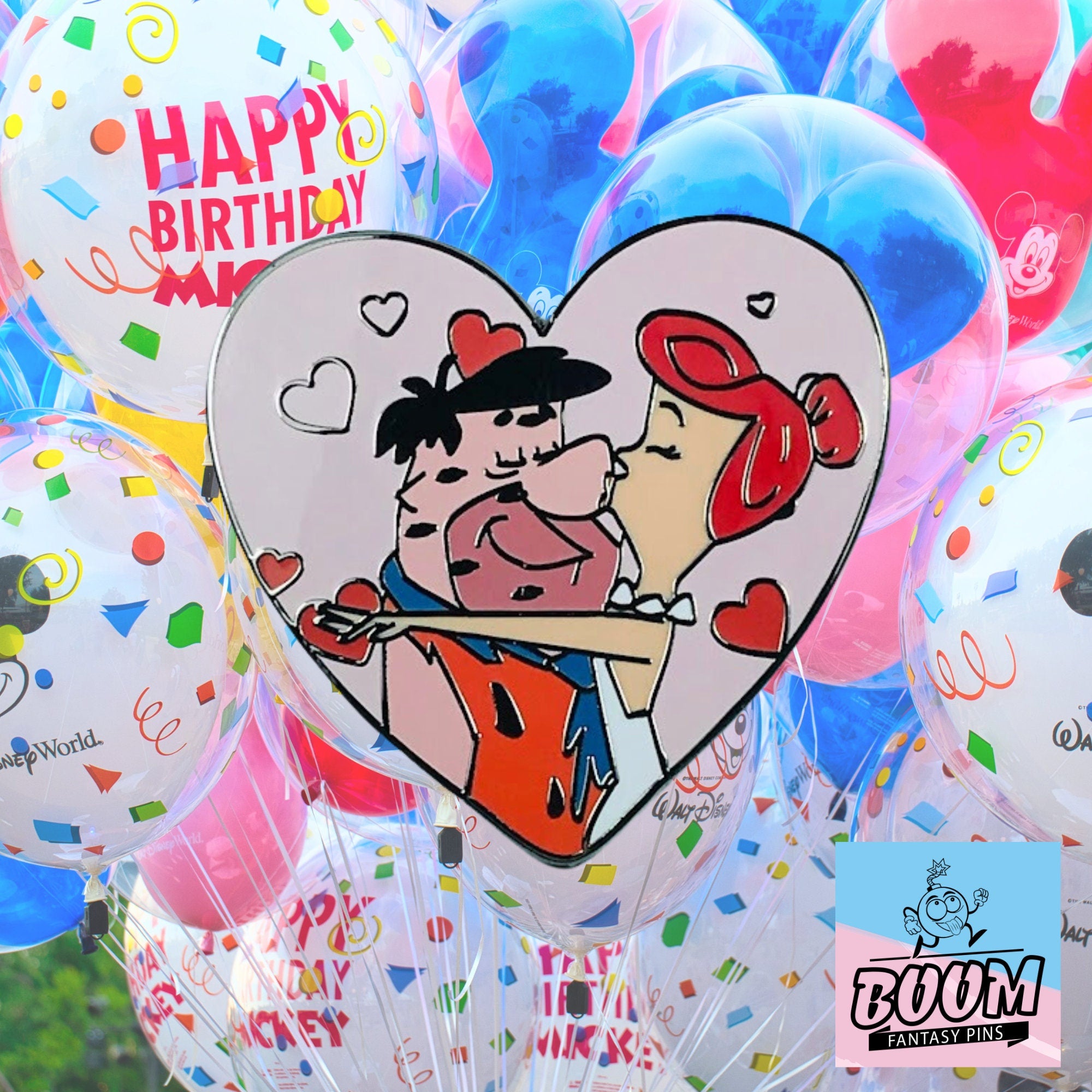 Pin – Pedro Picapiedra y Vilma Picapiedra de Los Picapiedra – Disney Fantasy