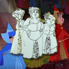 Épinglette – Flora, Fauna et Pimprenelle de La Belle au bois dormant – Disney Fantasy