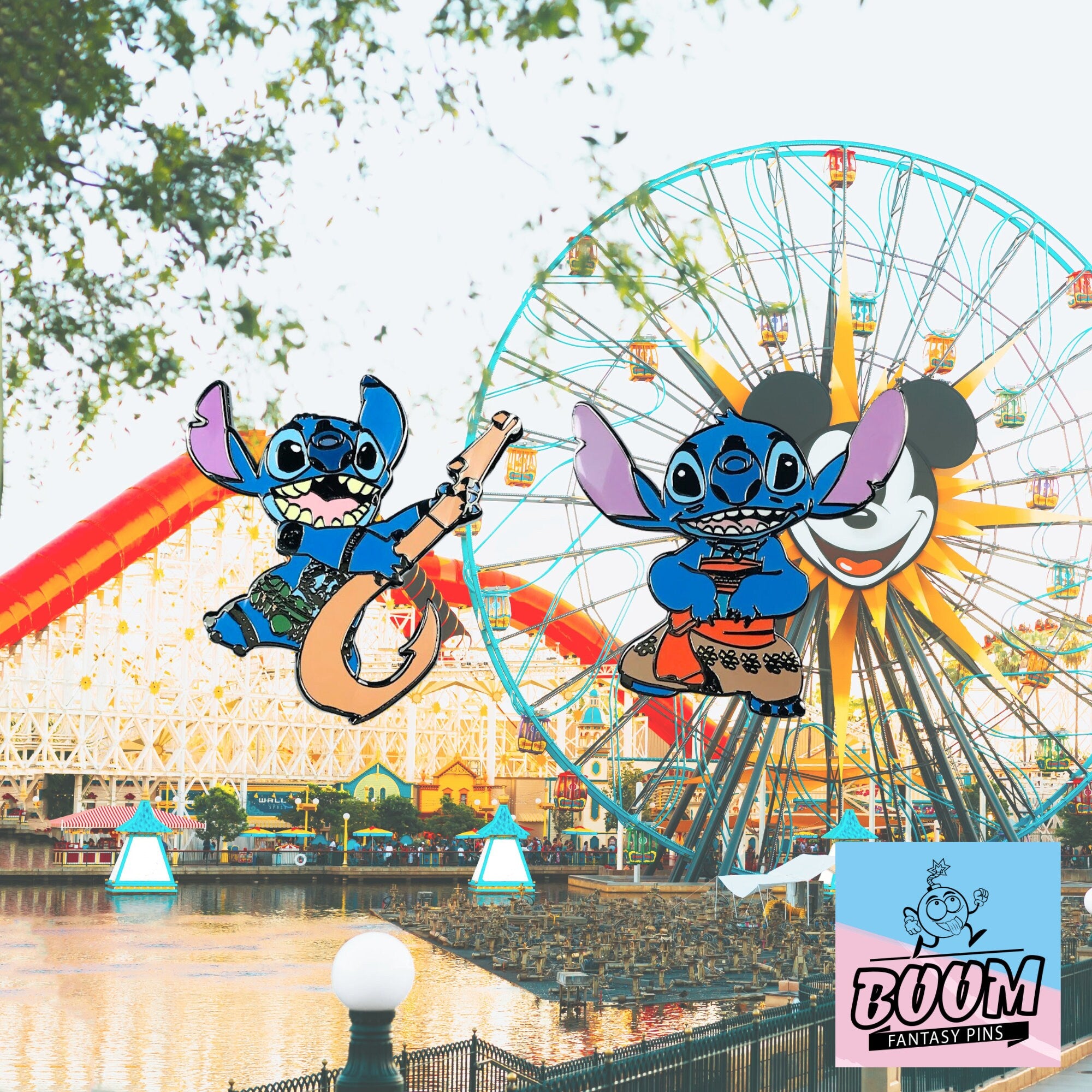 Épingle – Expérience 626 Stitch en Moana et Maui de Lilo et Stitch – Disney Fantasy